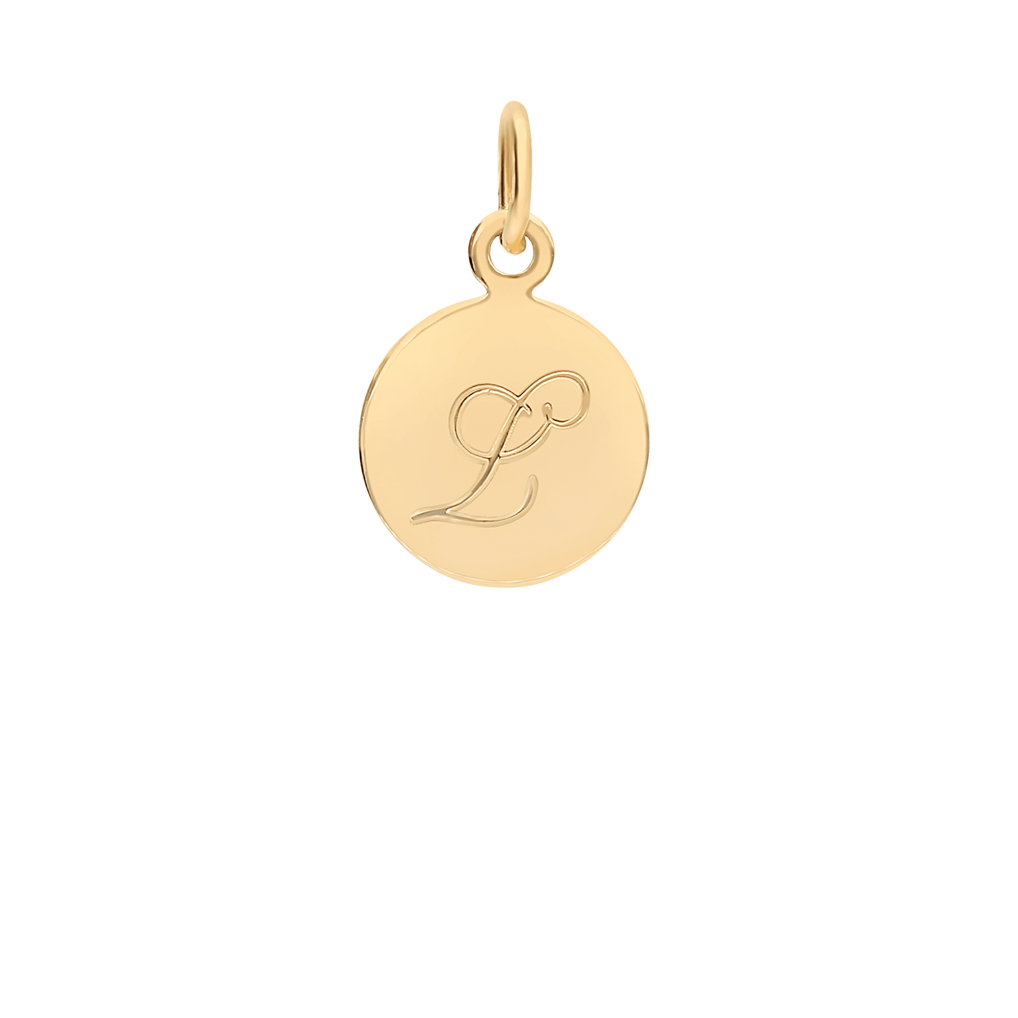 Letter pendant 0.49g 18K gold