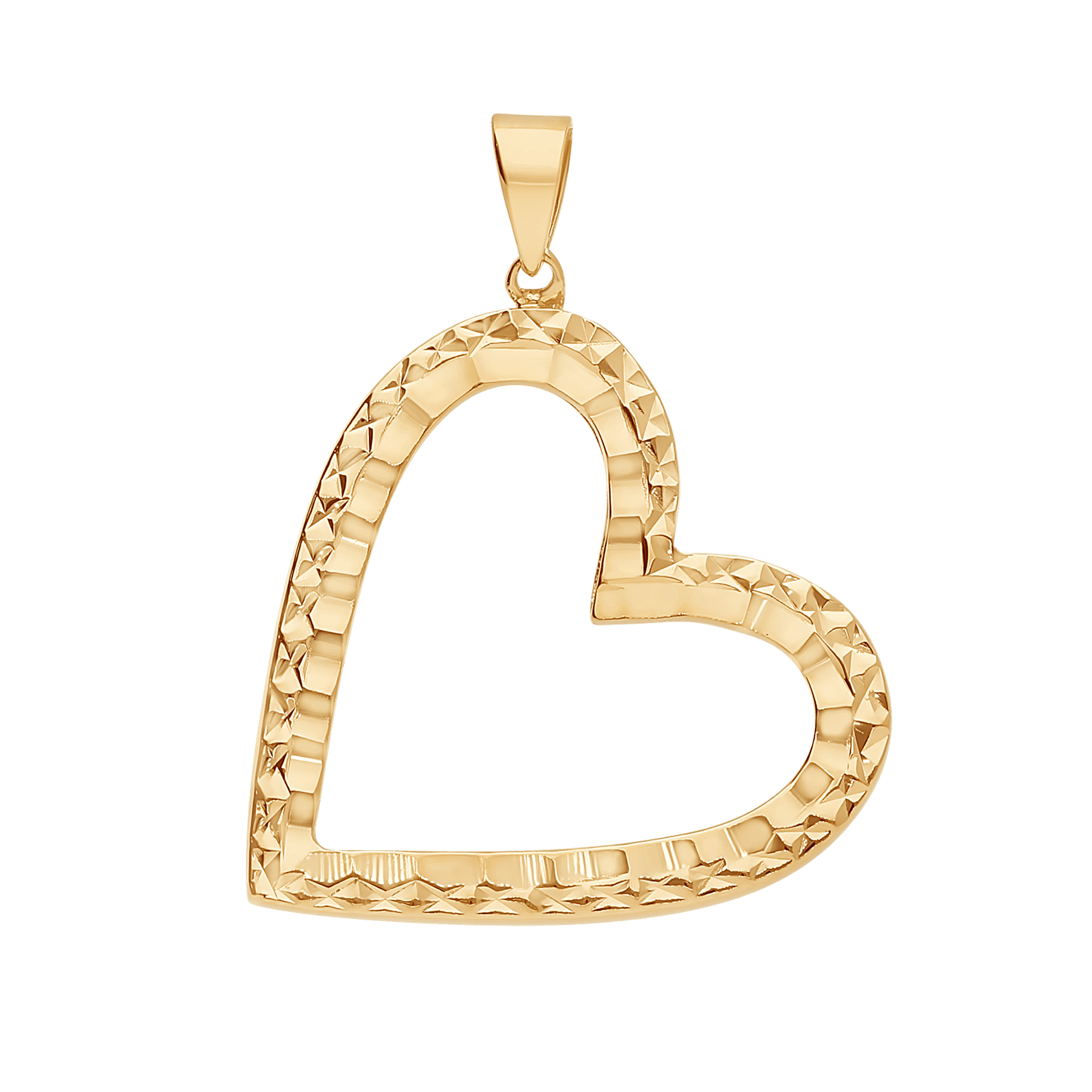Heart pendant 1.72g 18K gold