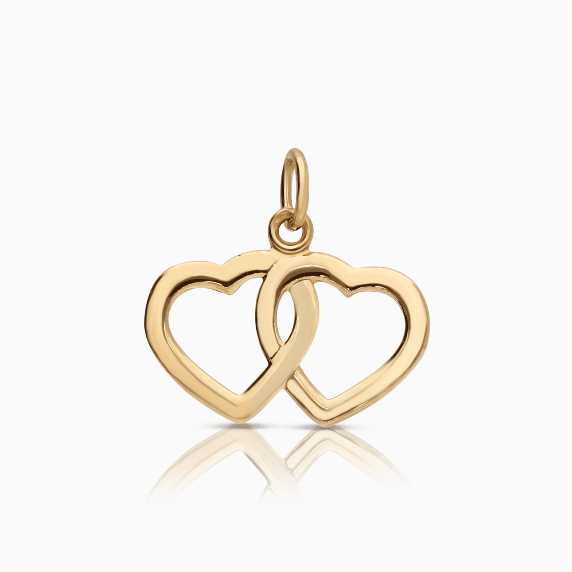 Hearts Pendant 0.44g 18K Gold