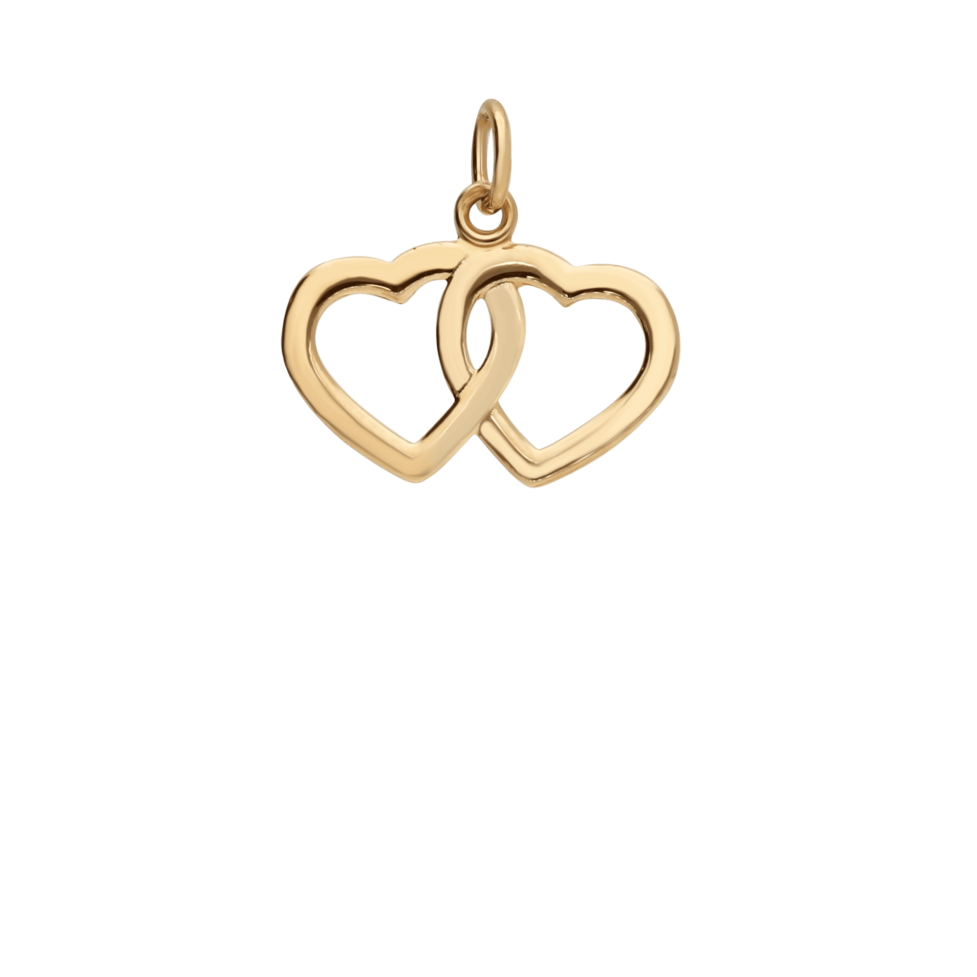 Hearts Pendant 0.44g 18K Gold