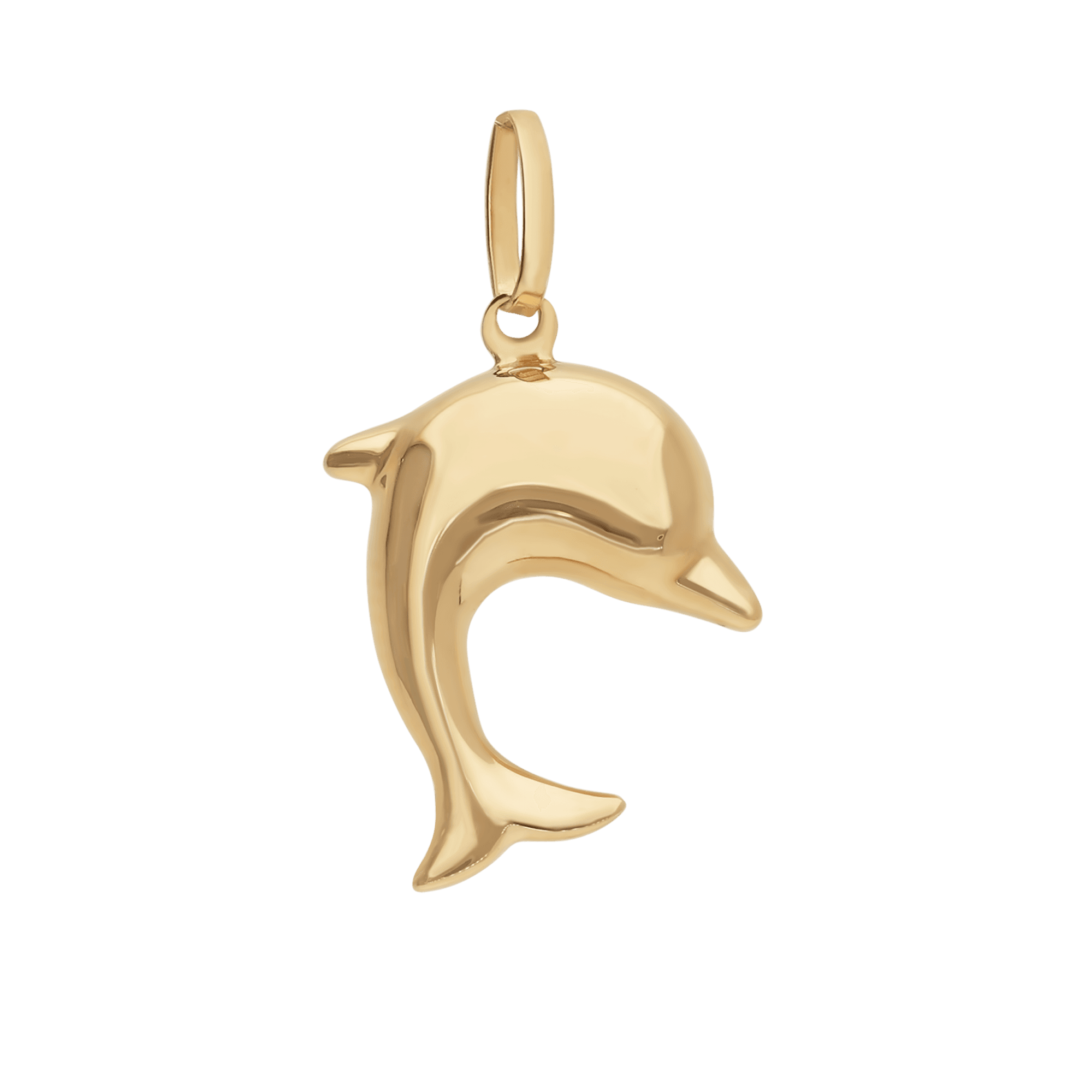 Pendant dolphin 0.71g 18K gold