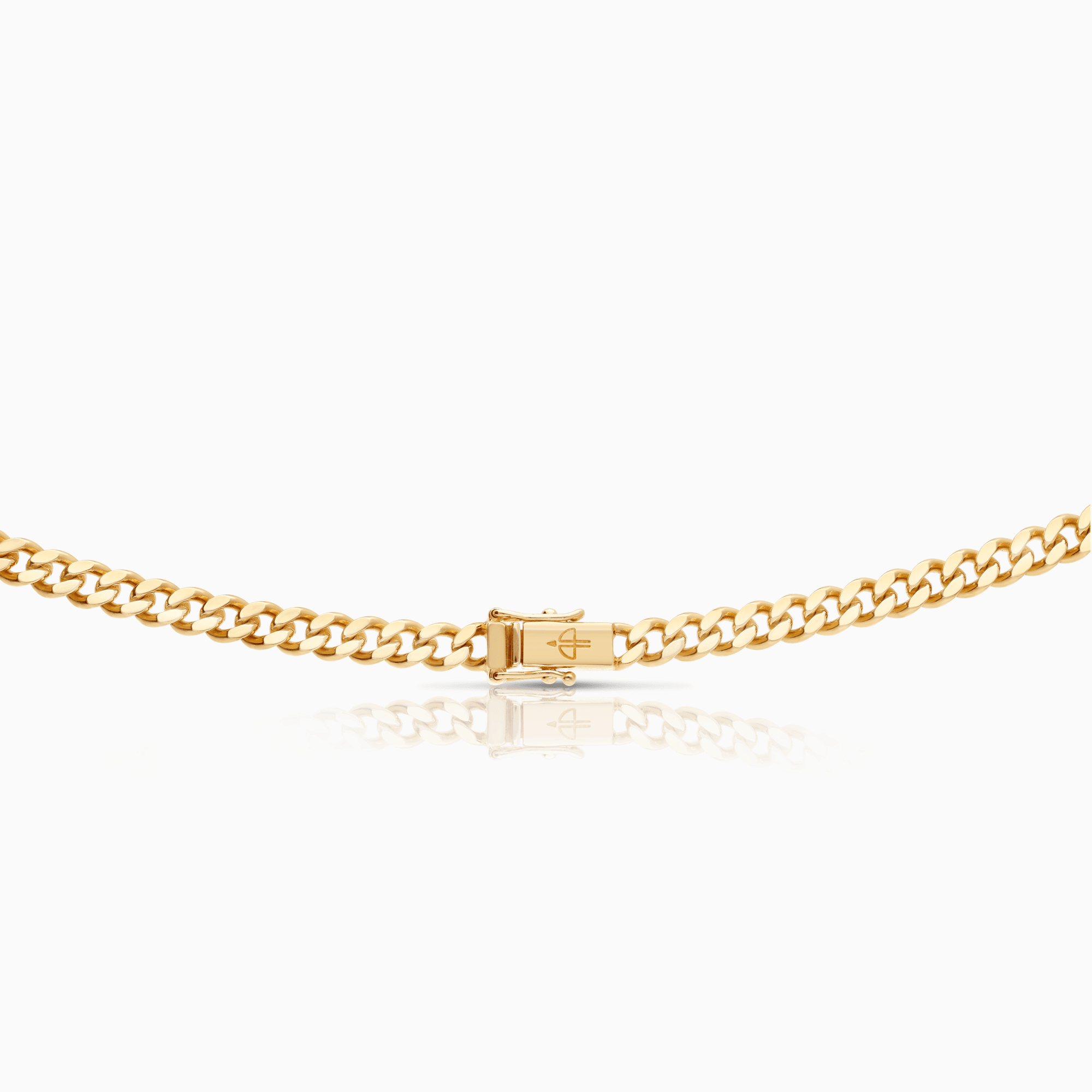 Curb chain 42.75g 18K gold