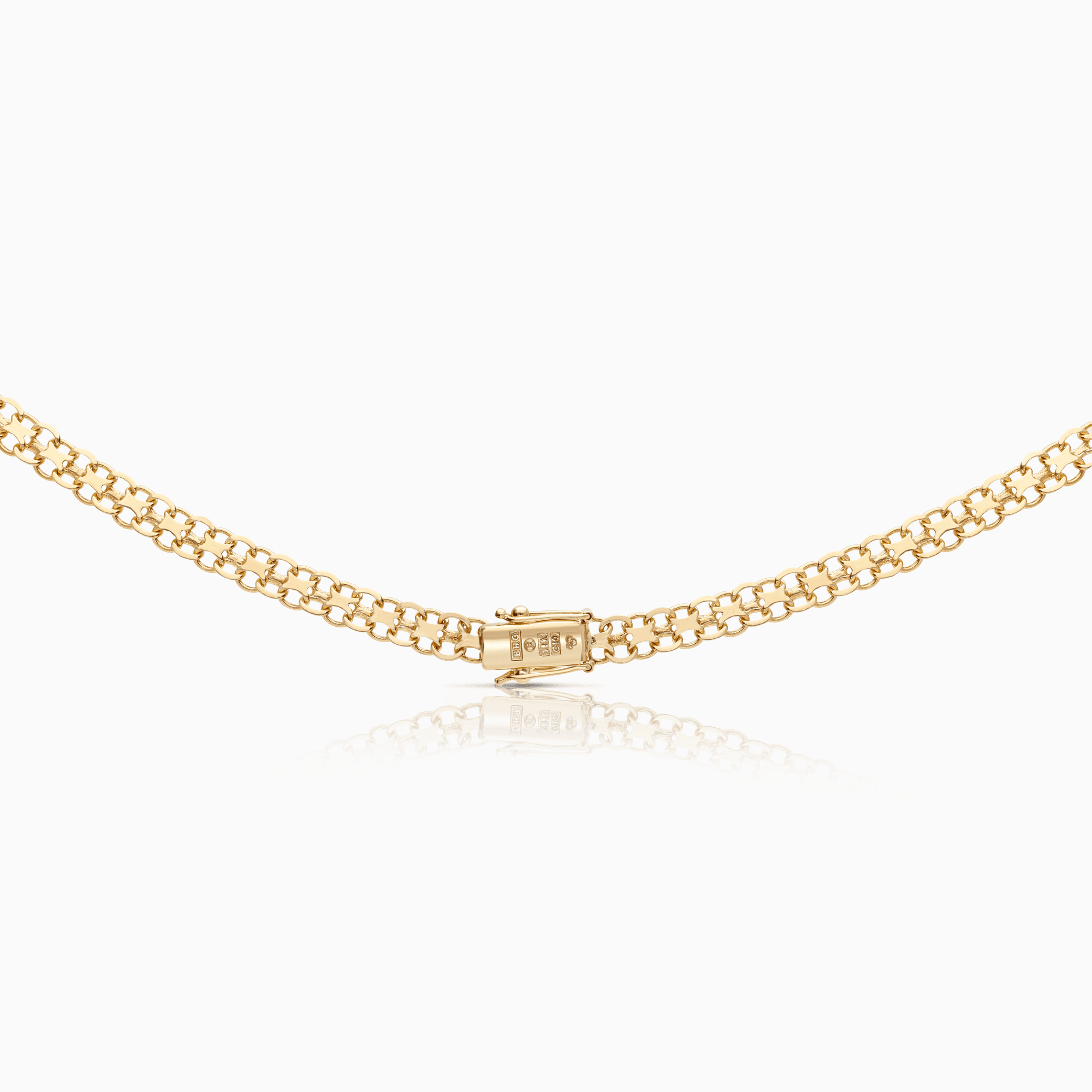 X-link necklace 19.80g 18K gold