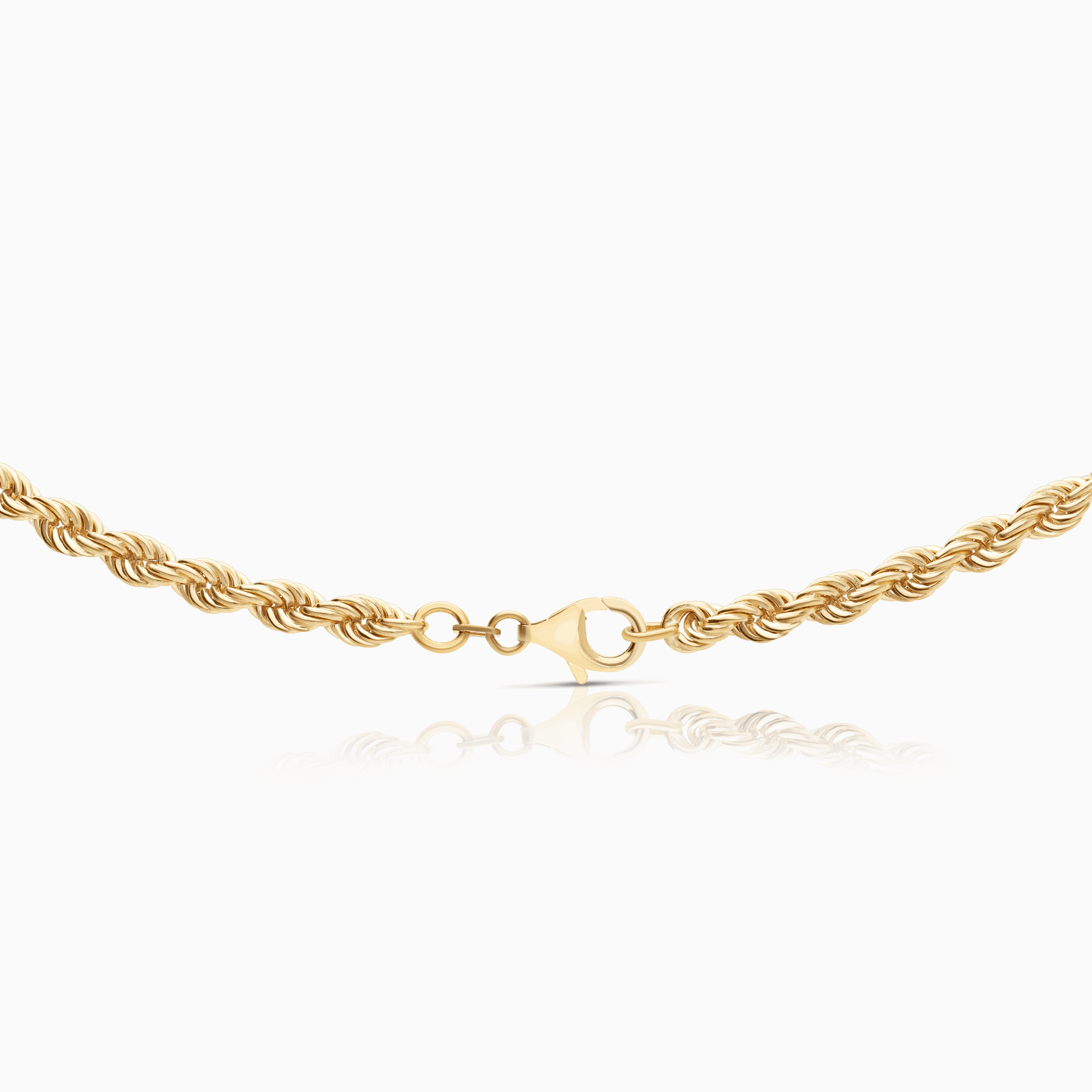 Rope necklace 50.70g 18K gold