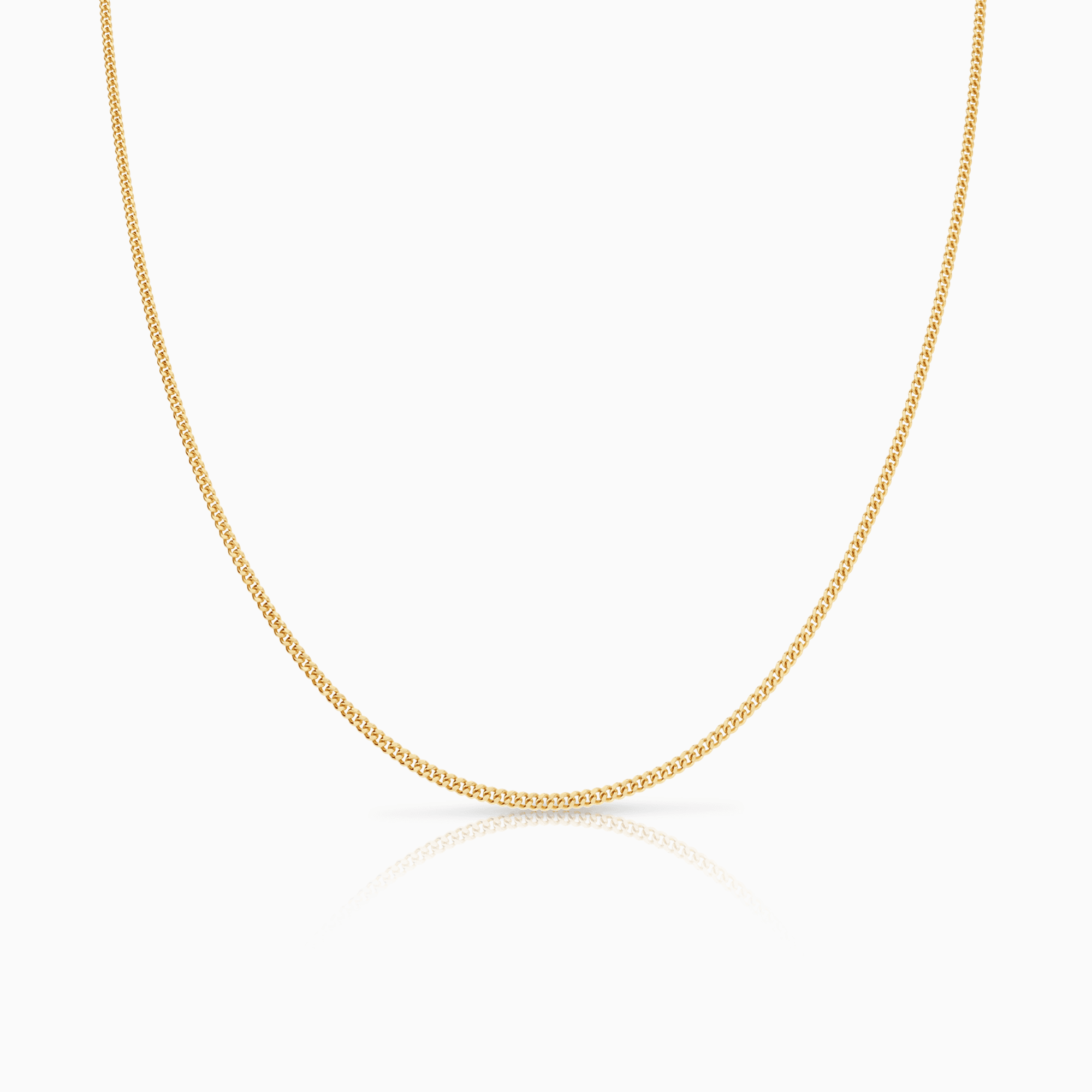 Pansarkedja 50cm 18K guld