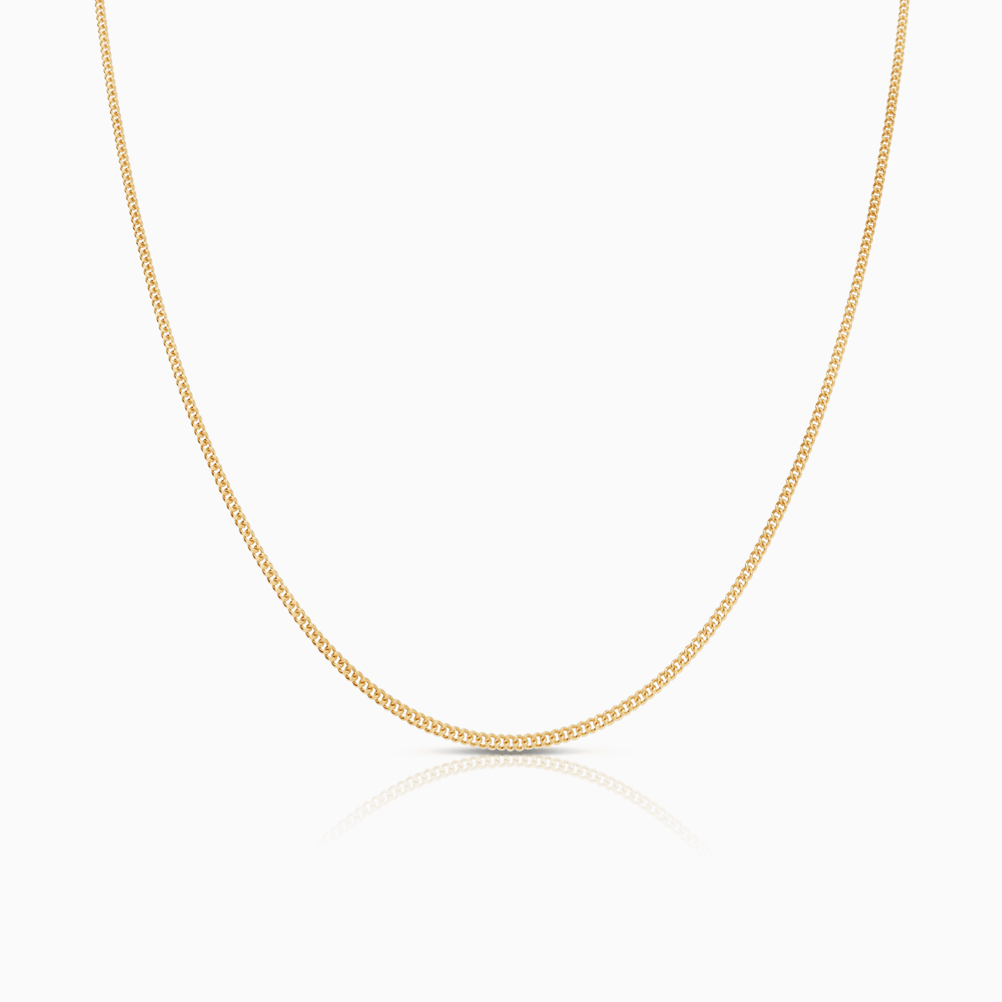 Curb chain 50.5cm 18K gold