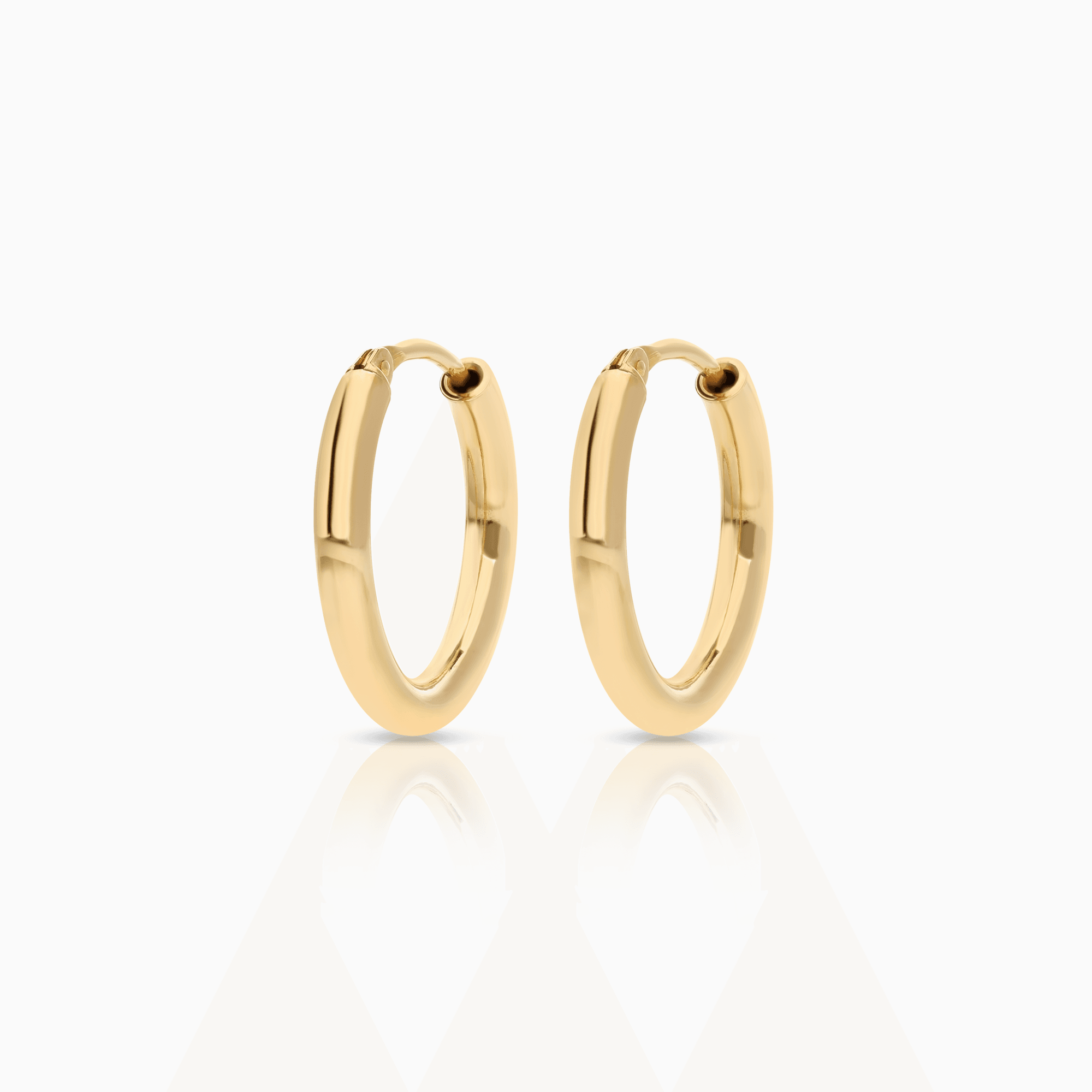 Gold hoop earrings 1.44g 18K gold