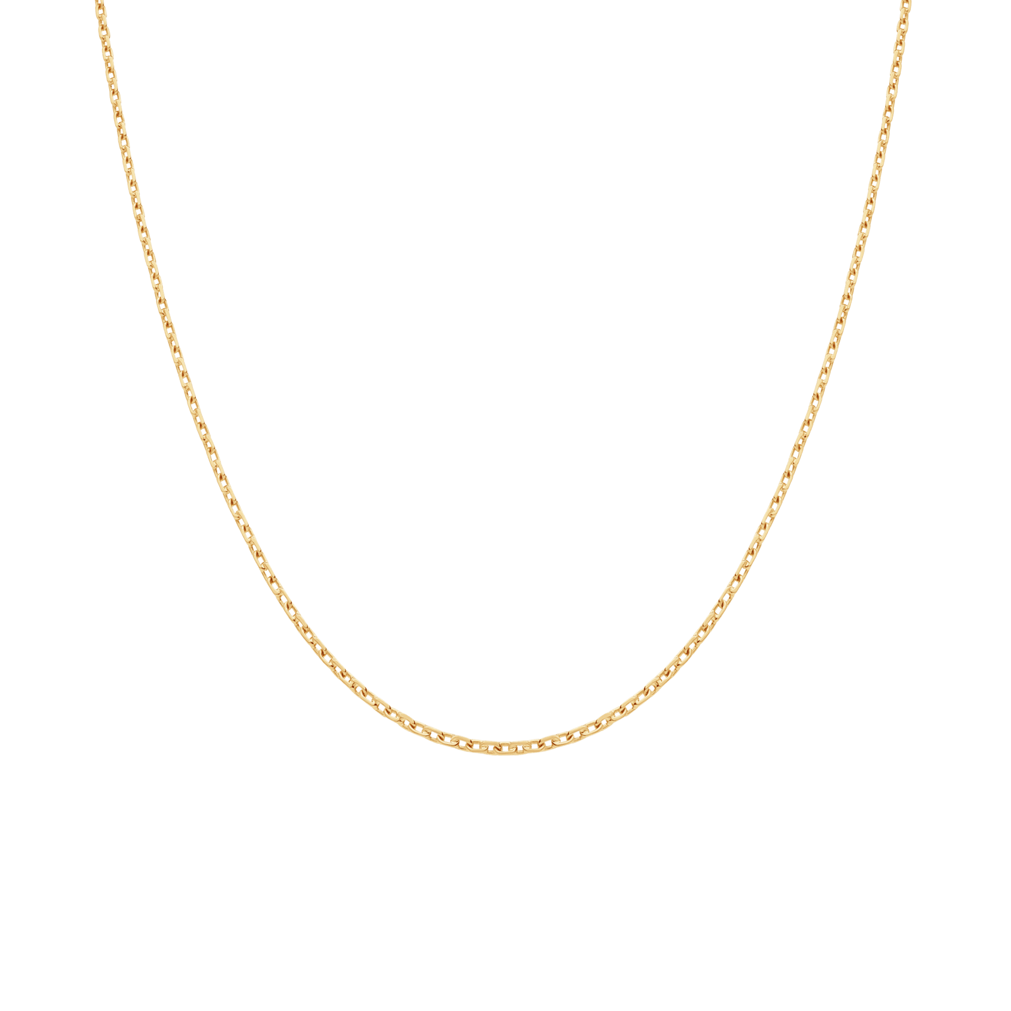 Cable chain 44.5cm 18K gold
