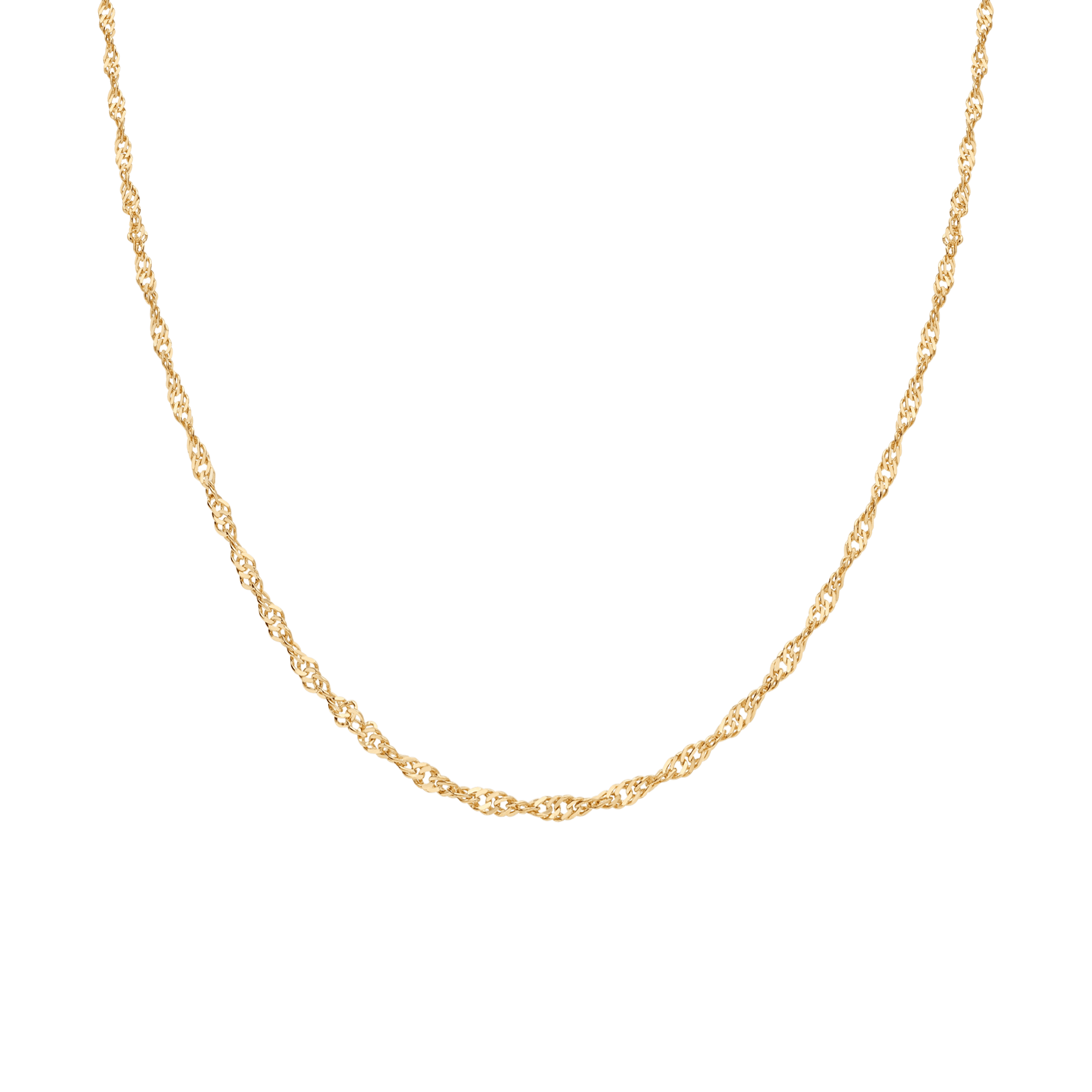 Singapore chain 49.5cm 18K gold