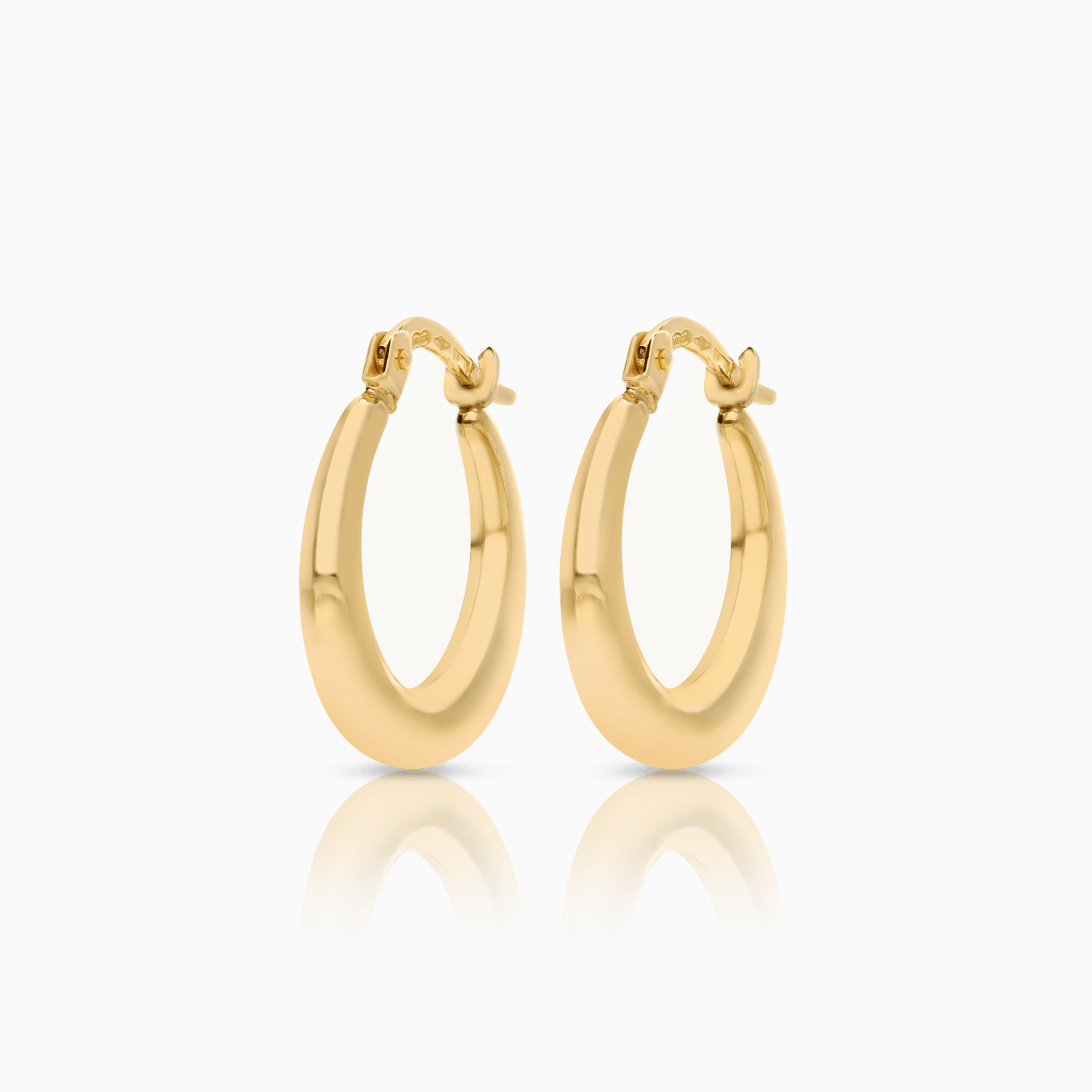 Gold Hoop Earrings 1.80g 18K Gold