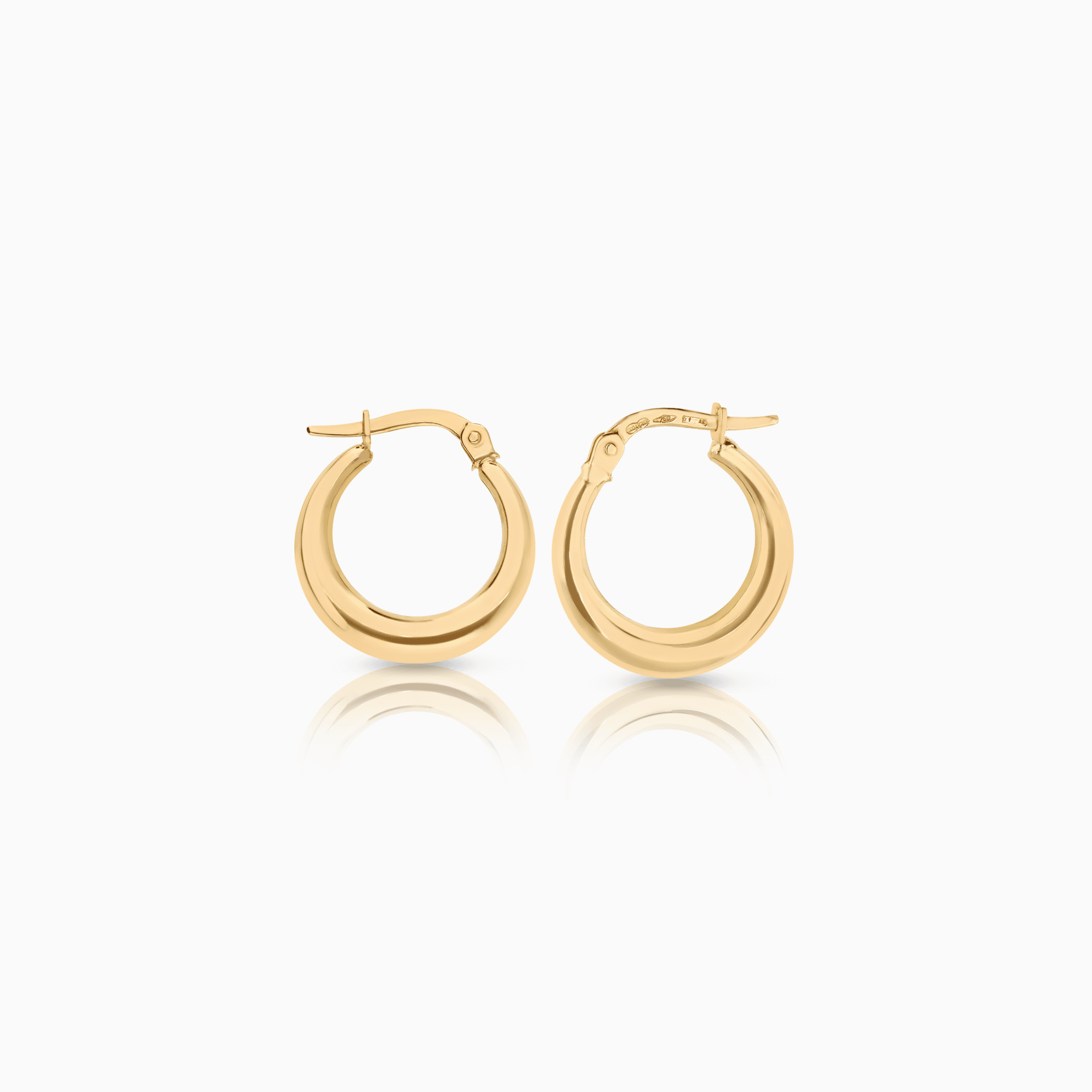 Gold Hoop Earrings 1.80g 18K Gold