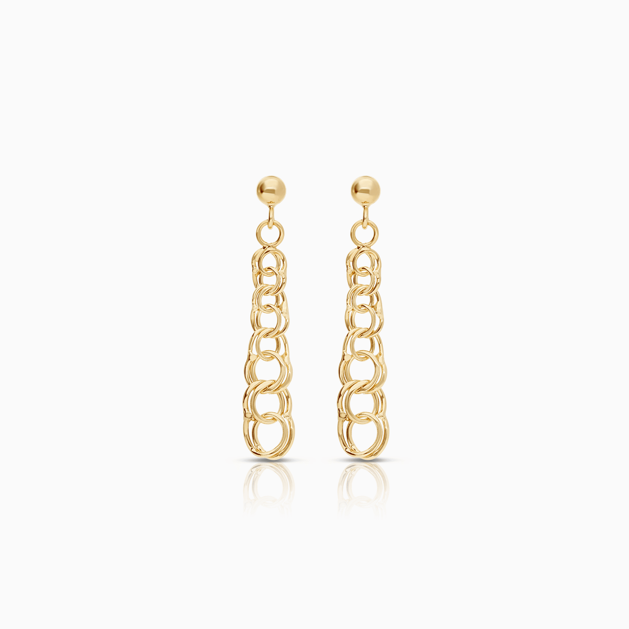 Bismarck earrings 1.80g 18K gold