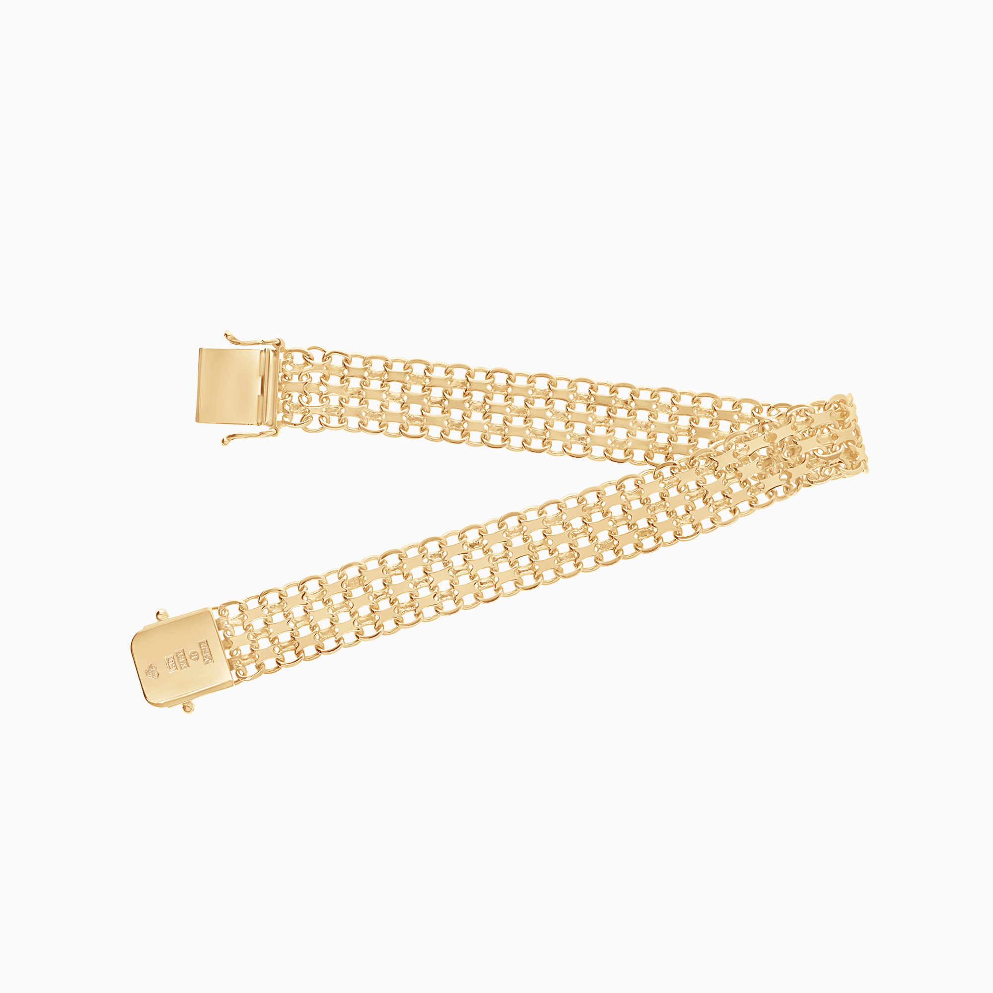 X-link bracelet 19.97g 18K gold