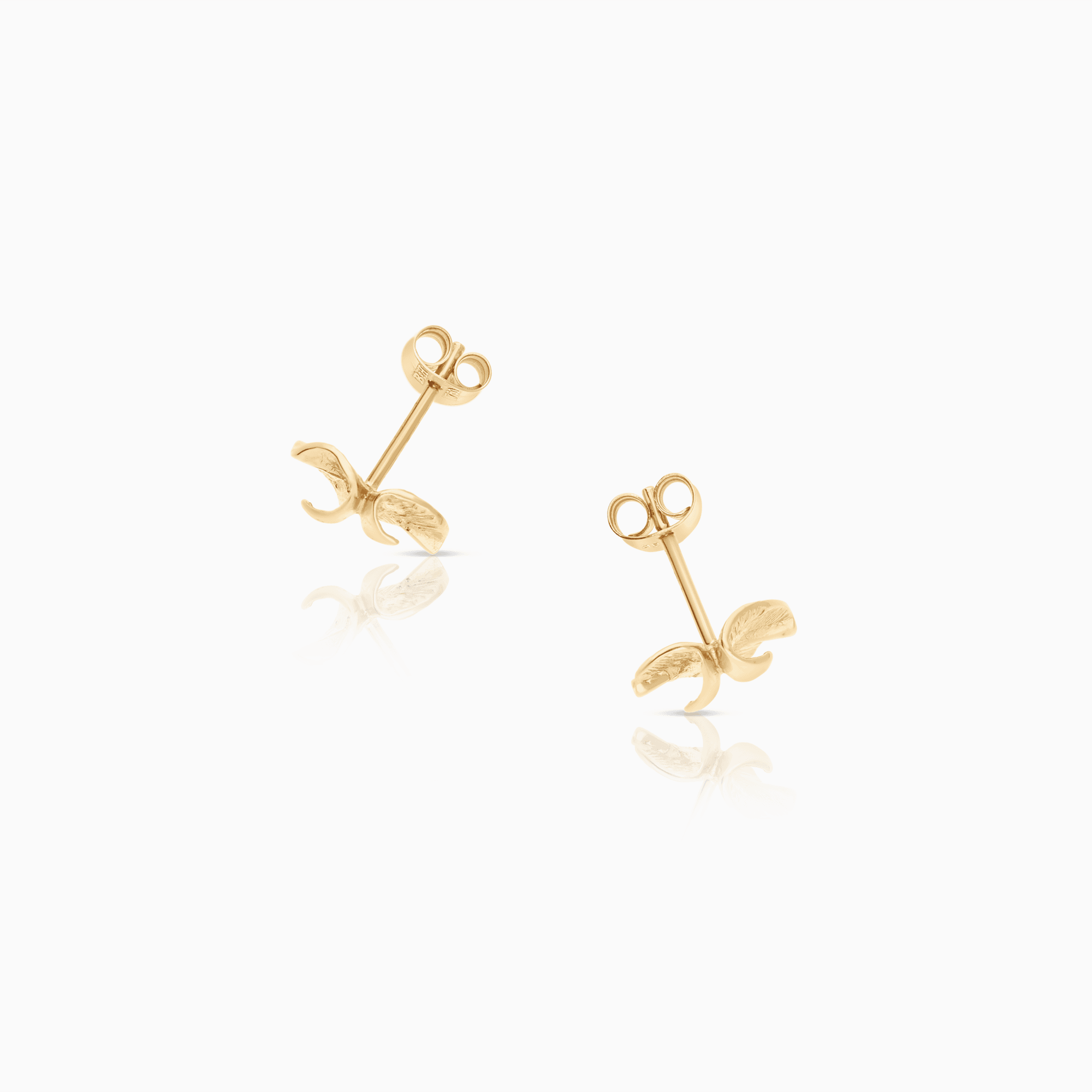 Gold earrings 2.02g 18K gold