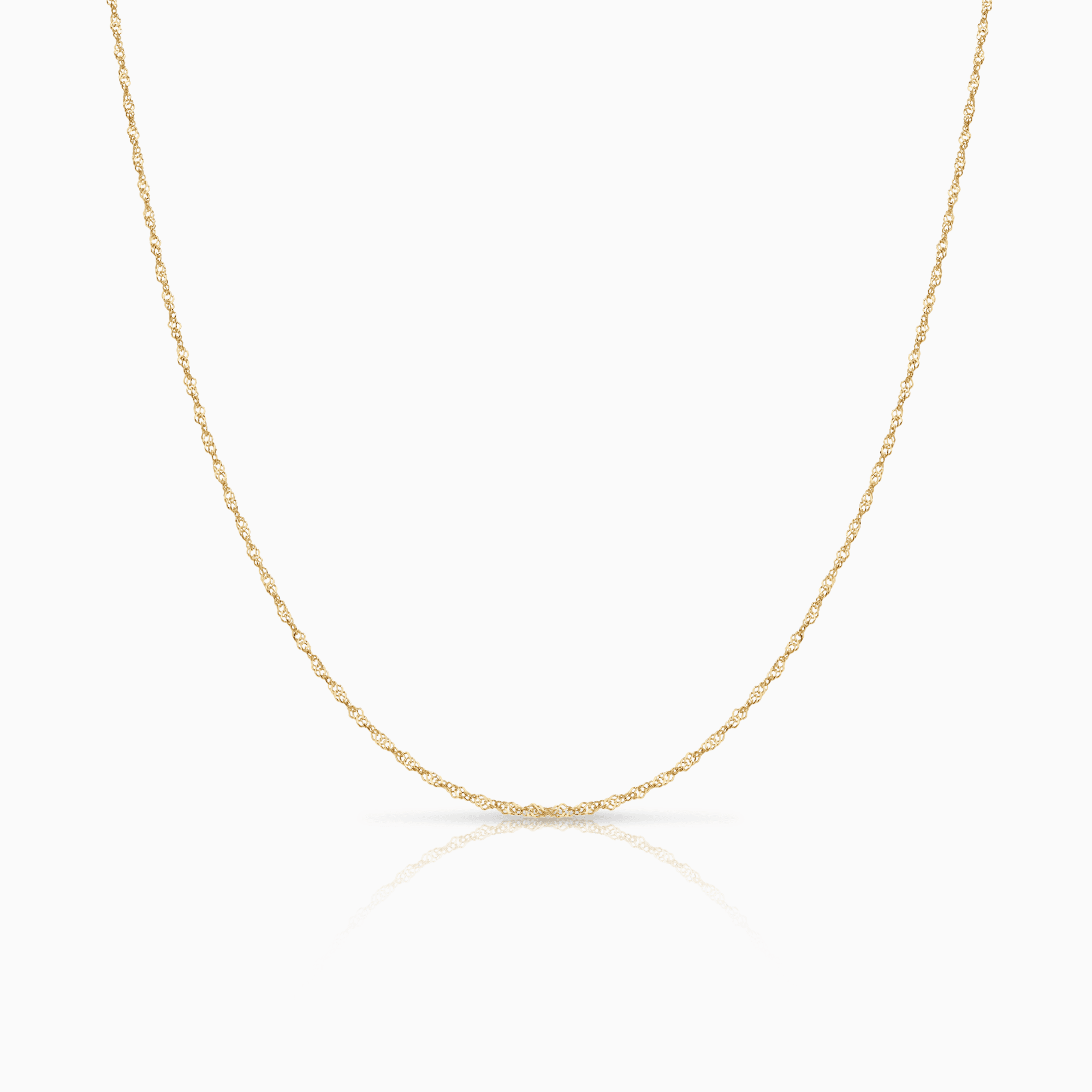 Singapore necklace 46.0cm 18K gold