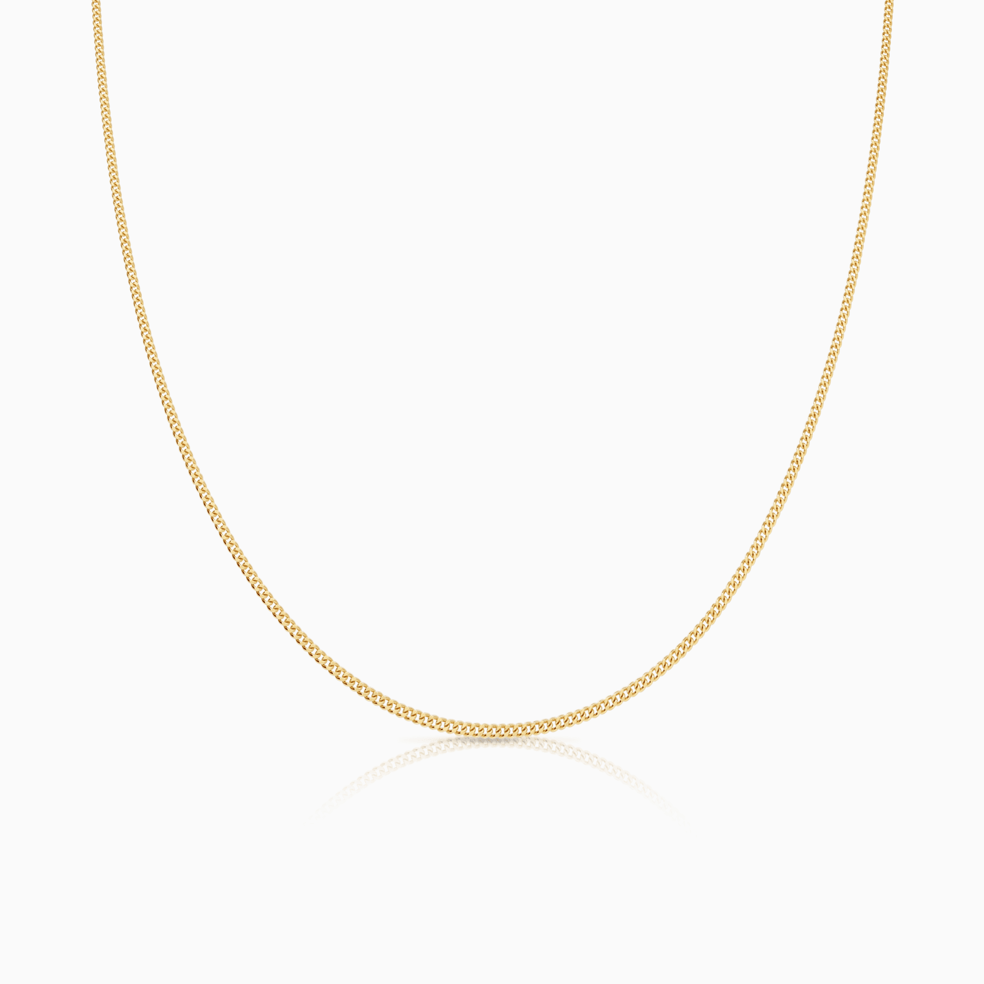 Curb chain 45.5cm 18K gold