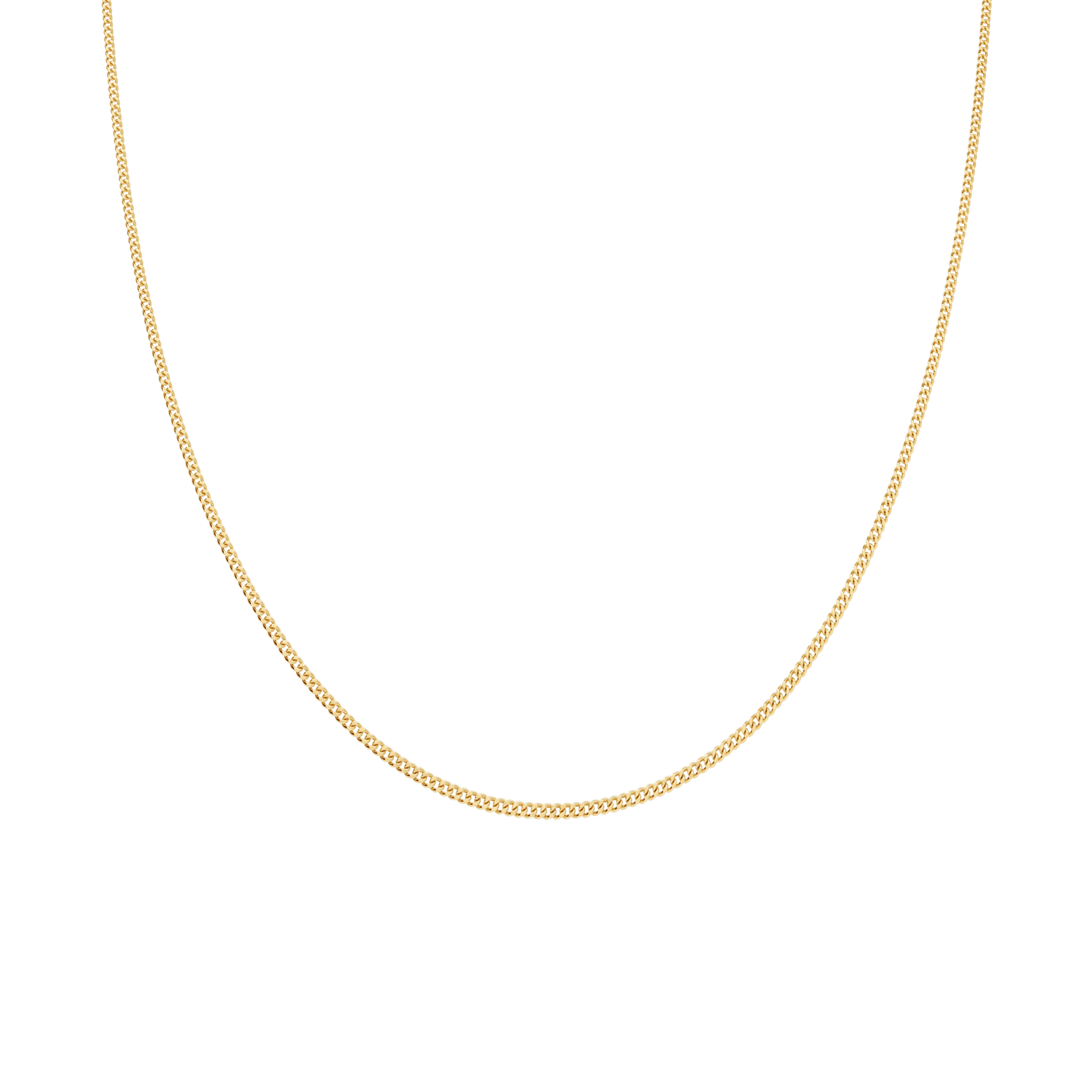 Curb chain 45.5cm 18K gold