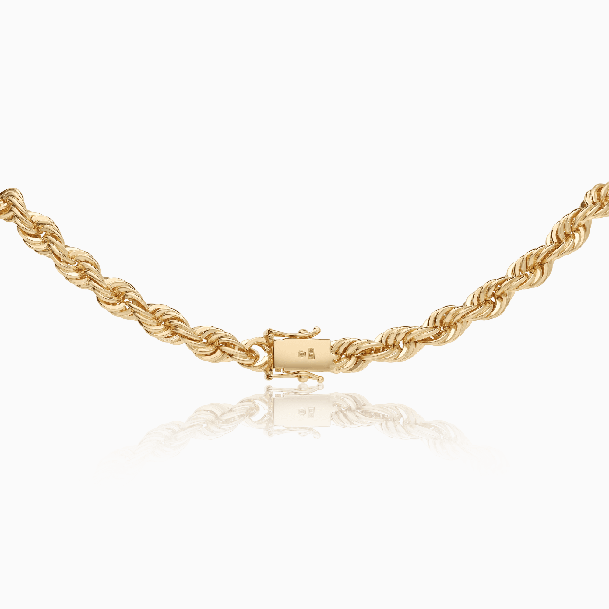 Rope necklace 119.87g 18K gold