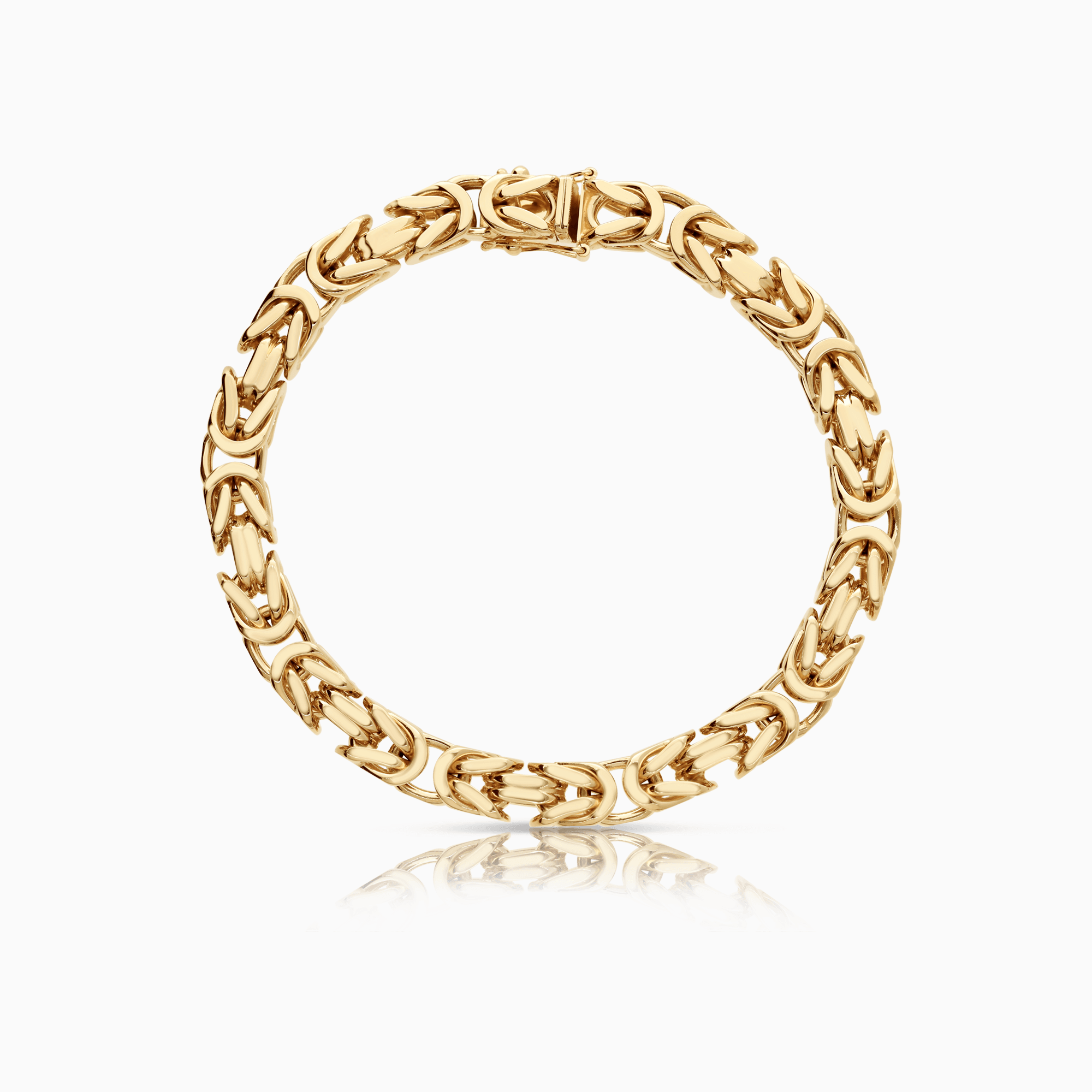 Byzantine Bracelet 87.90g 18K Gold