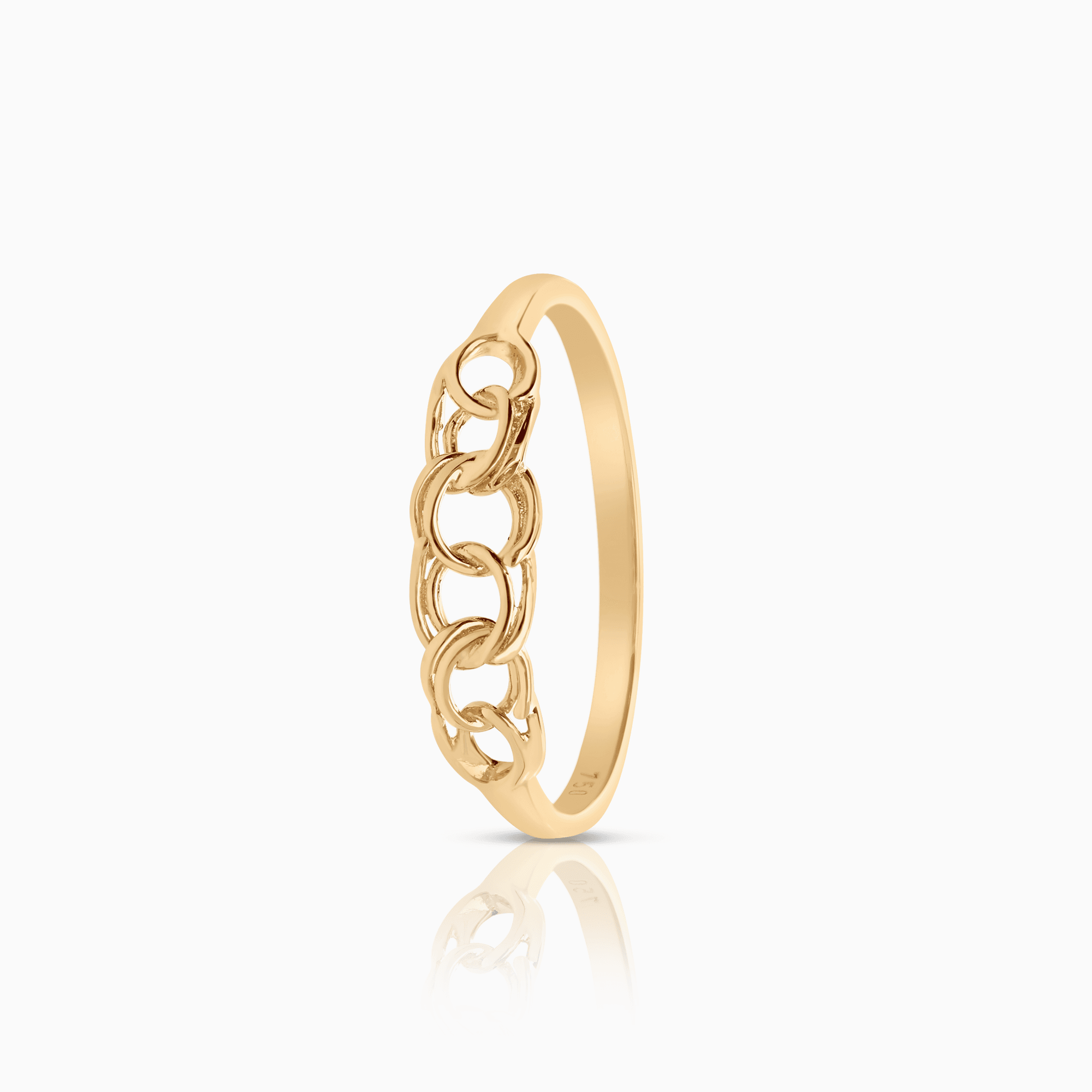 Bismarck ring 1.16g 18K gold