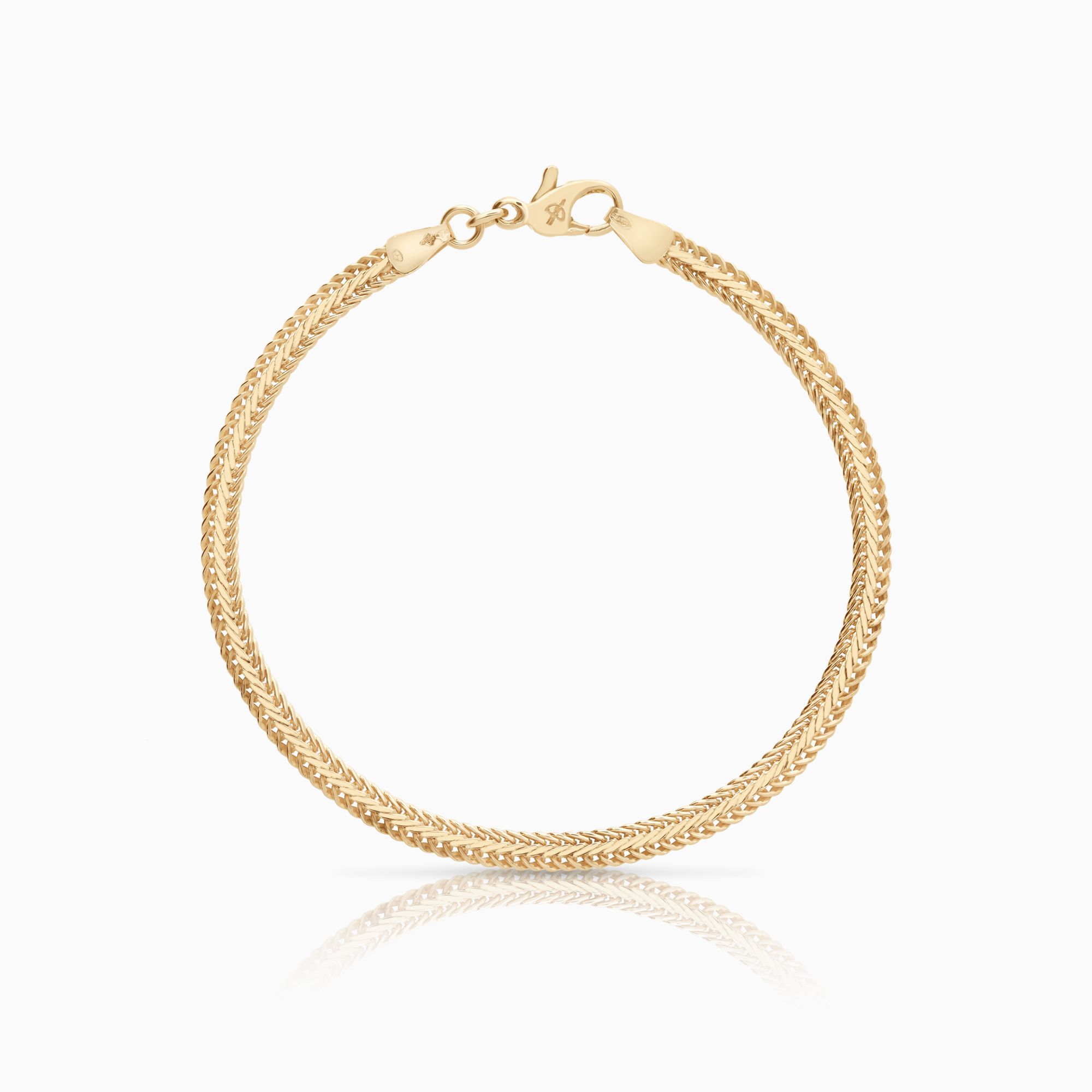 Fox tail bracelet 5.86g 18K gold