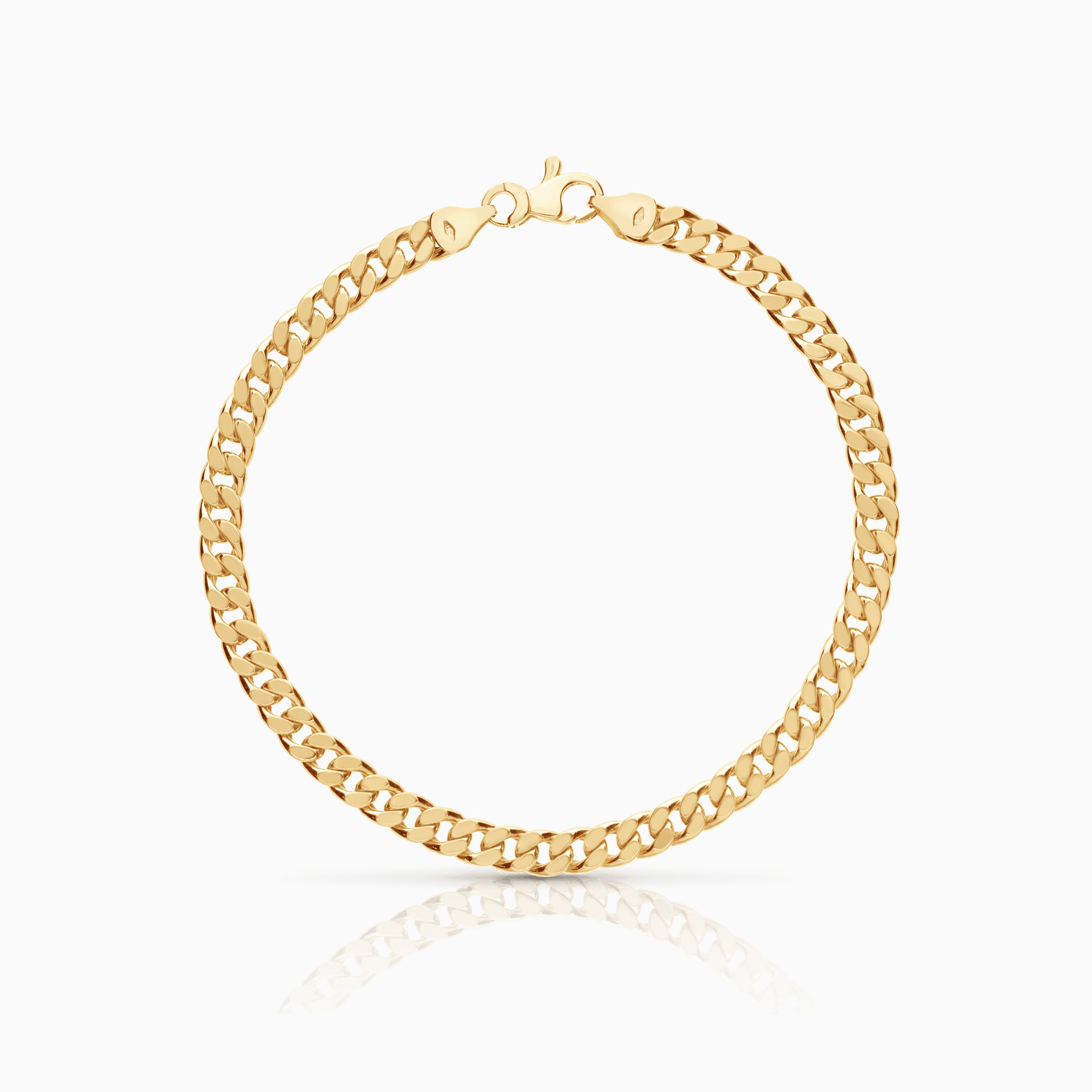 Curb bracelet 8.62g 18K gold