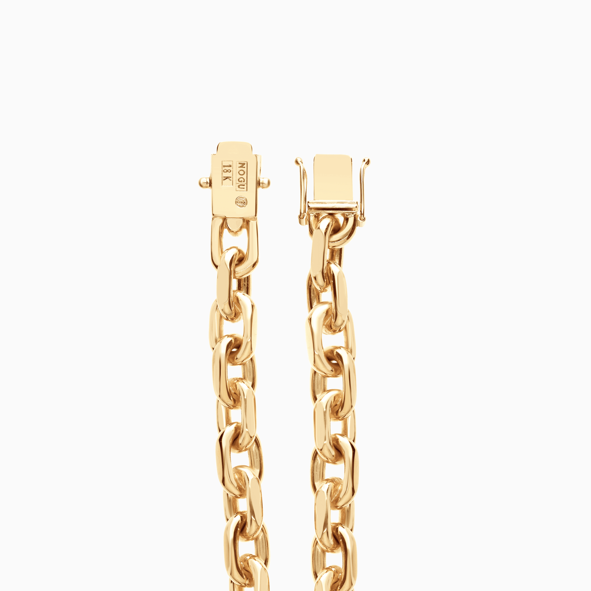 Cable bracelet 52.98g 18K gold