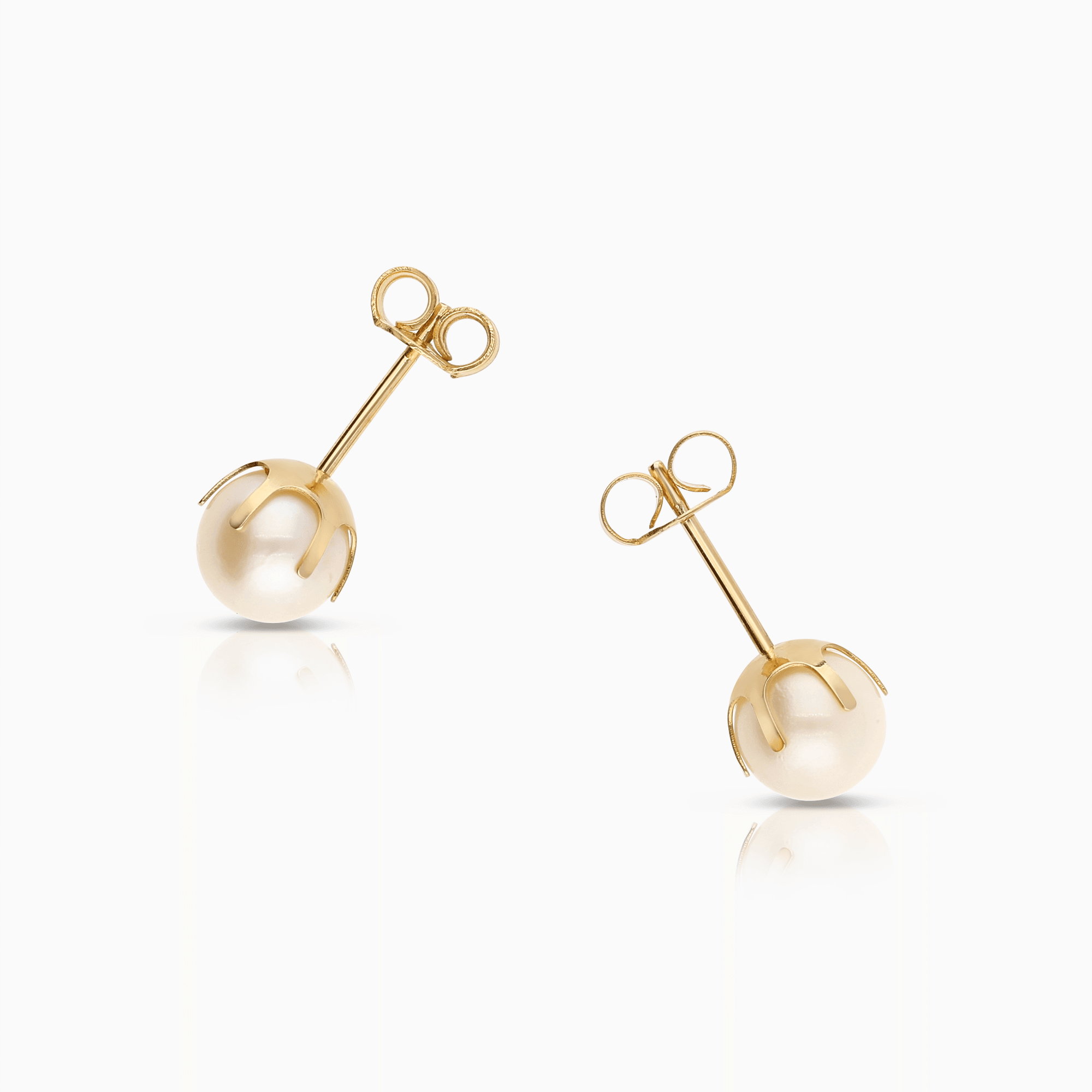Pearl earrings 1.92g 18K gold