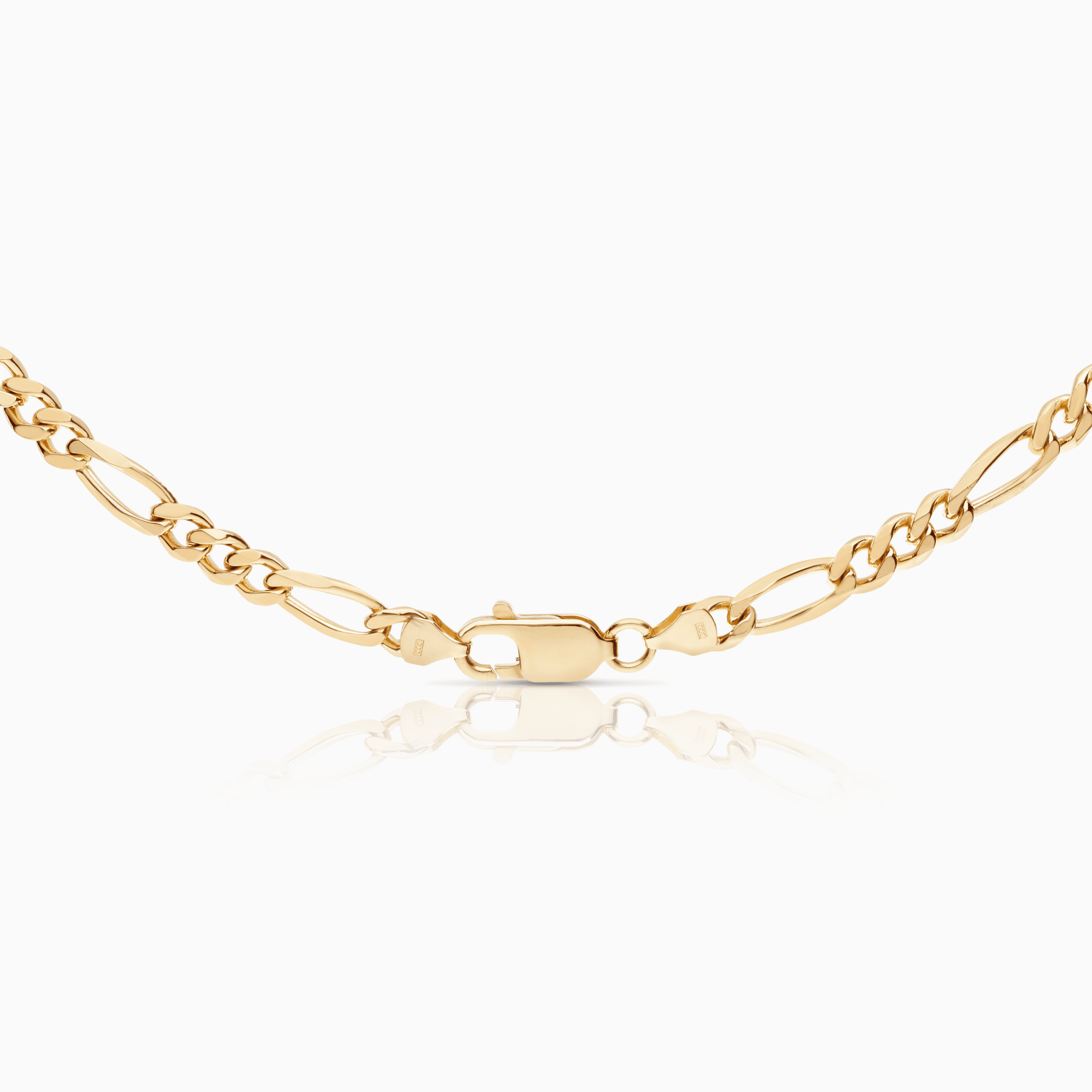 Figaro necklace 41.20g 18K gold
