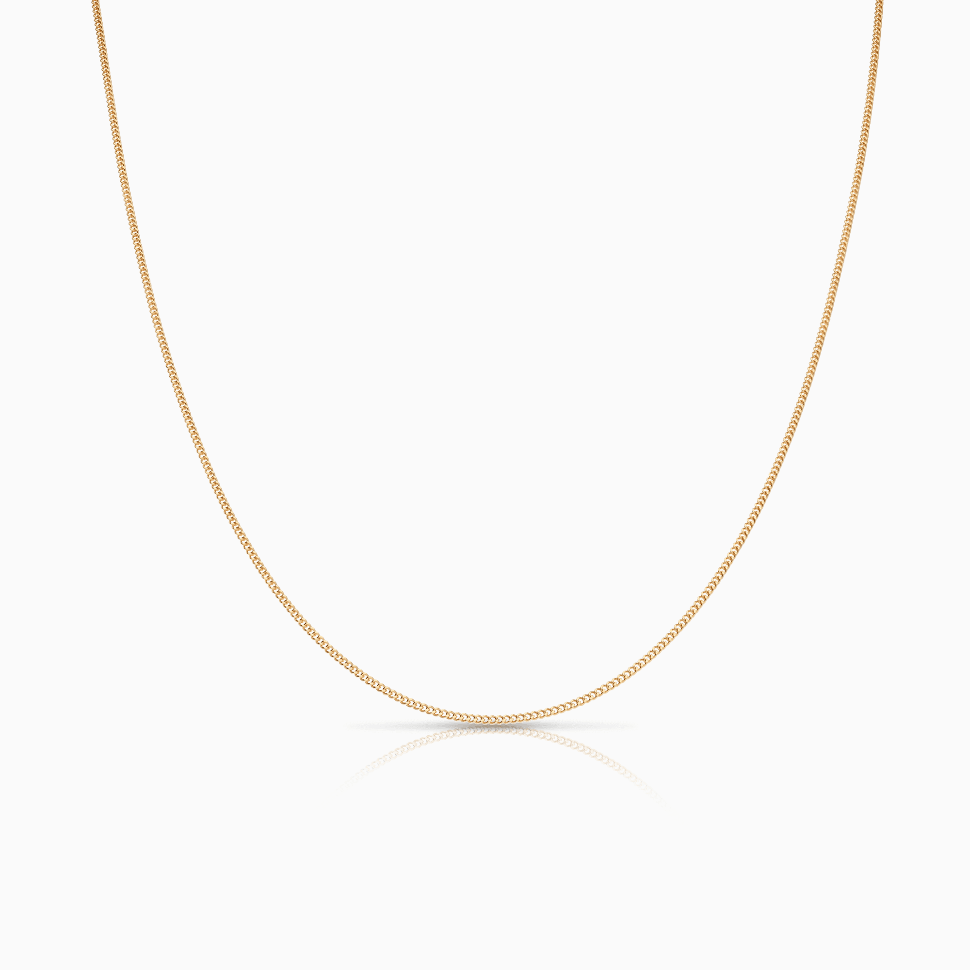 Curb chain 36cm 18K gold