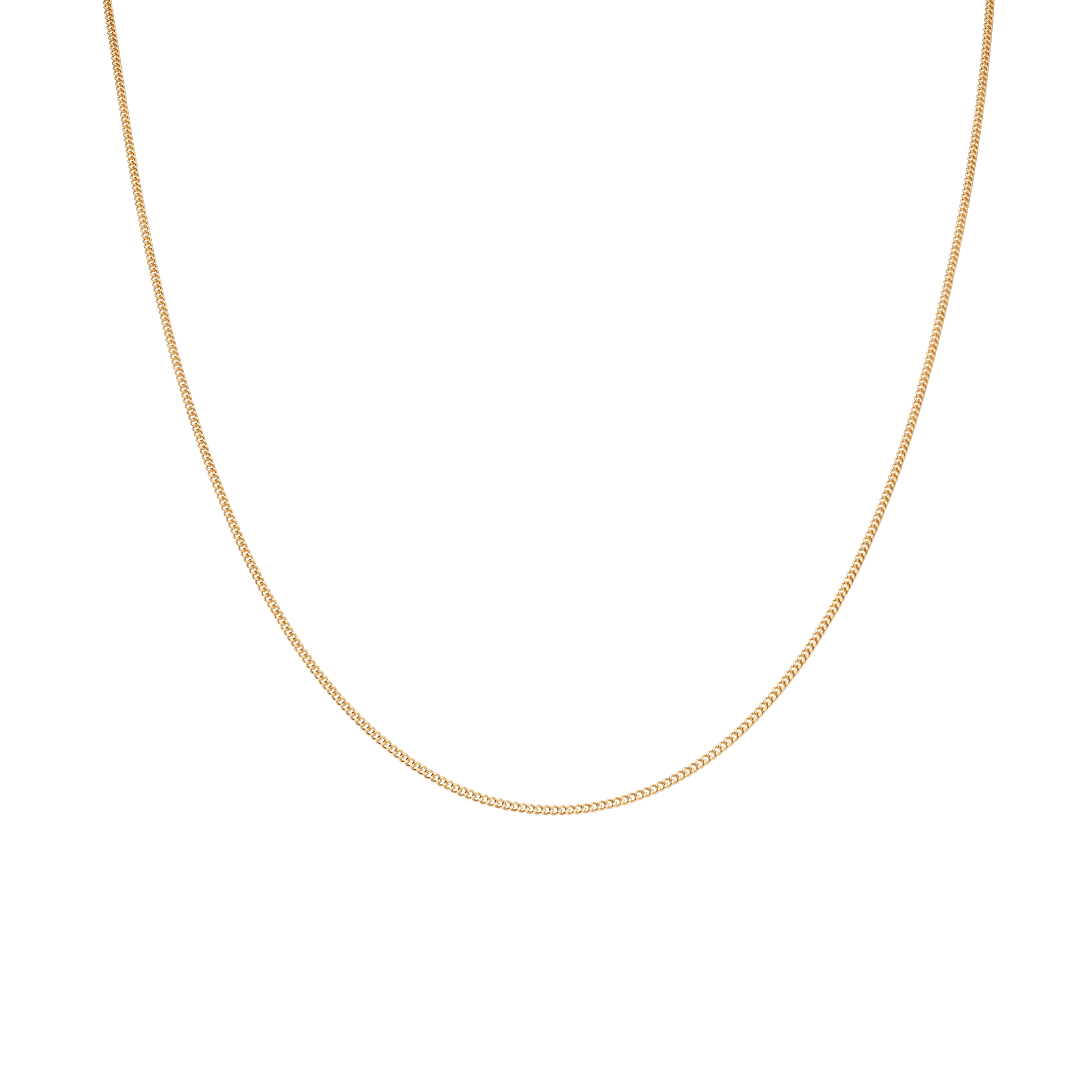 Curb chain 36cm 18K gold