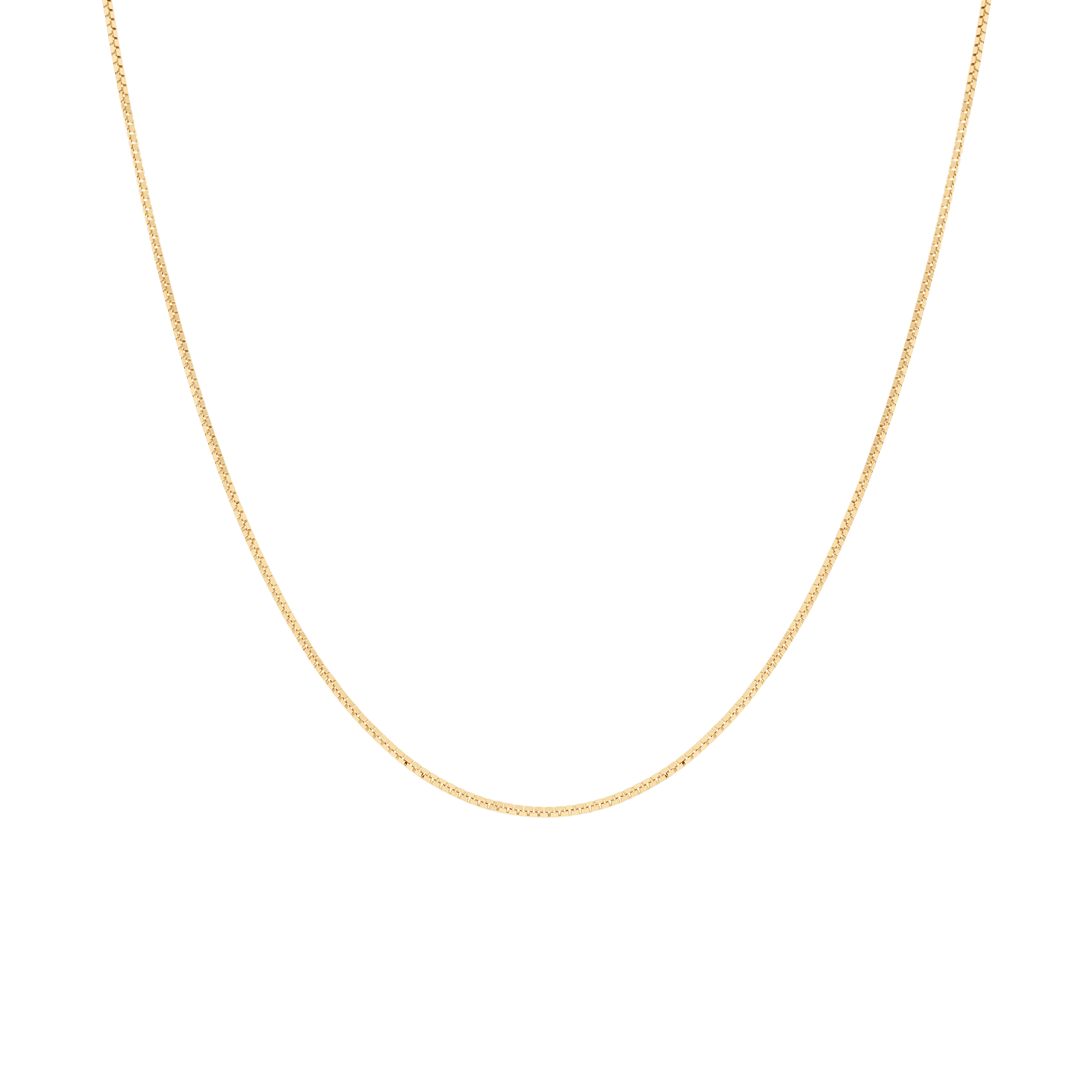 Box chain 50cm 18K gold