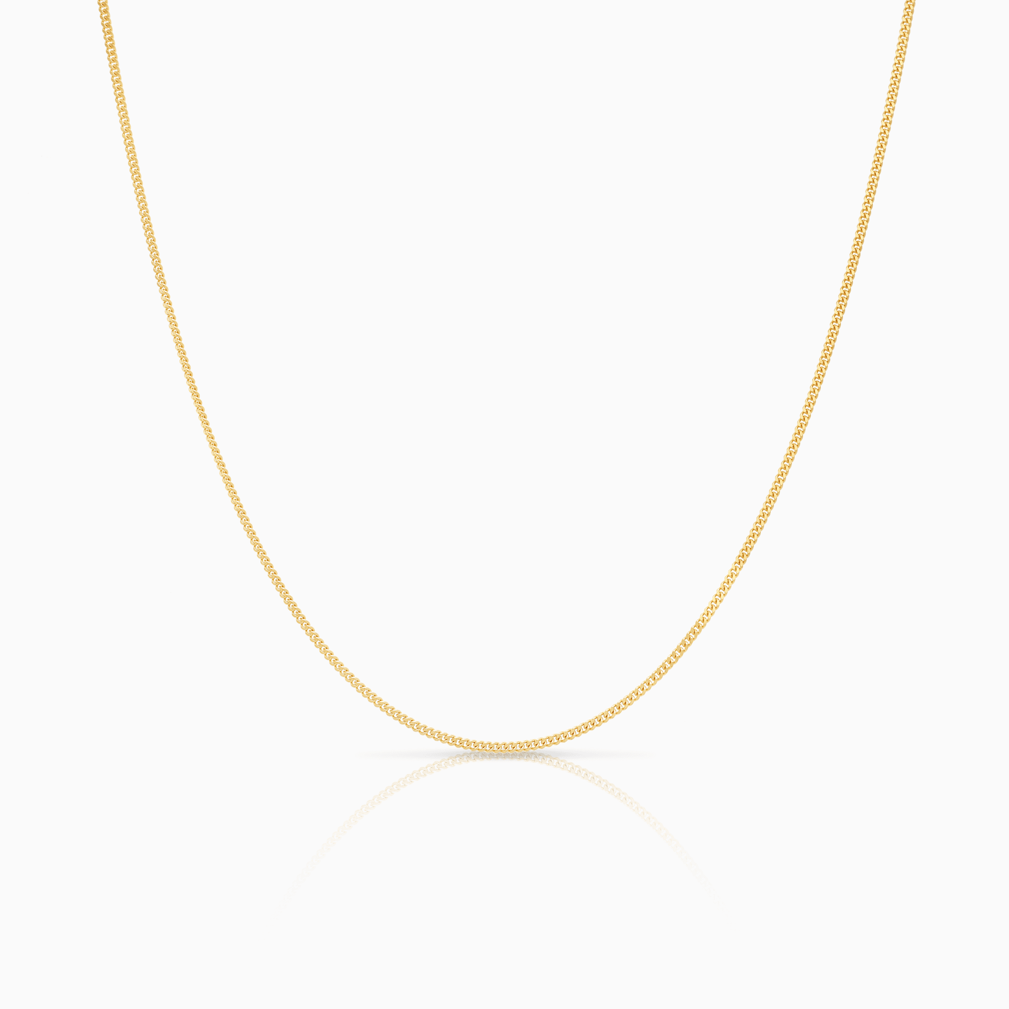 Pansarlänk 42cm 18K guld