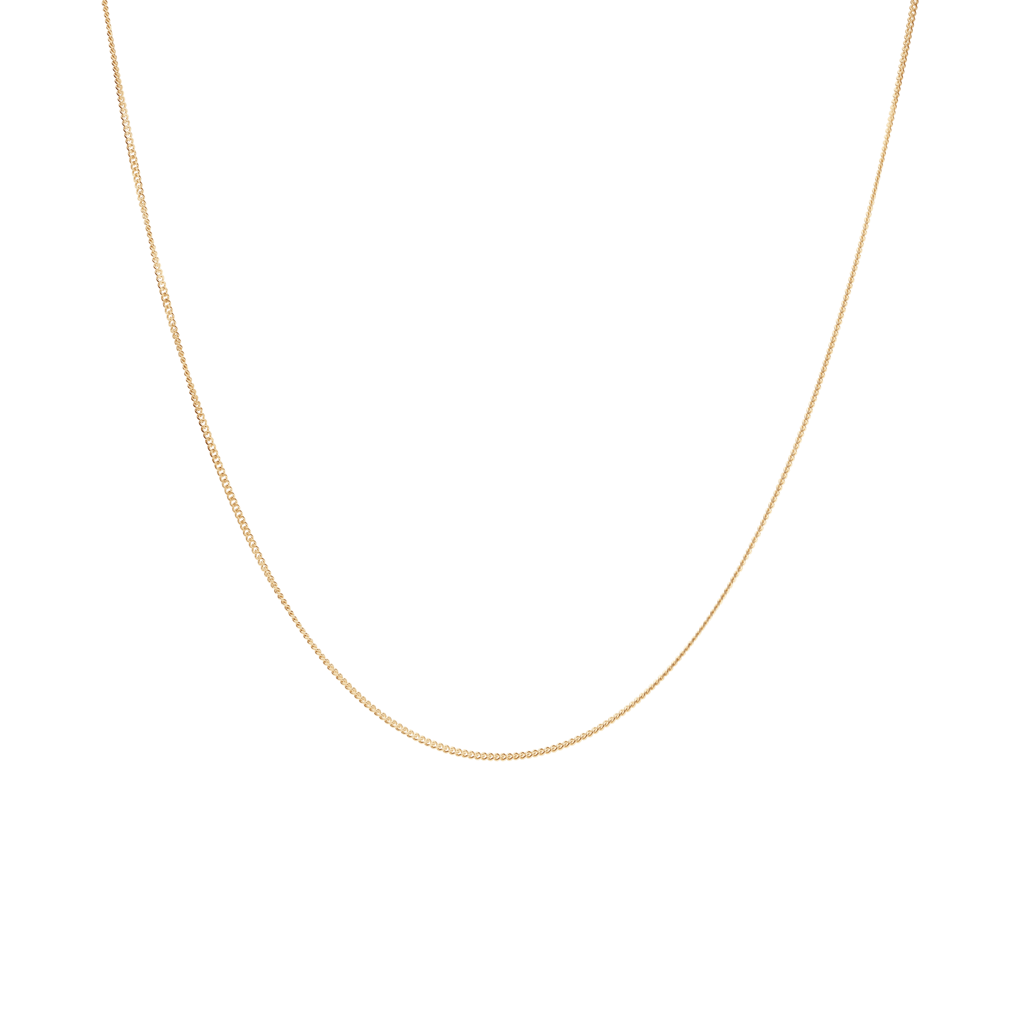 Pansarlänk 40cm 18K guld