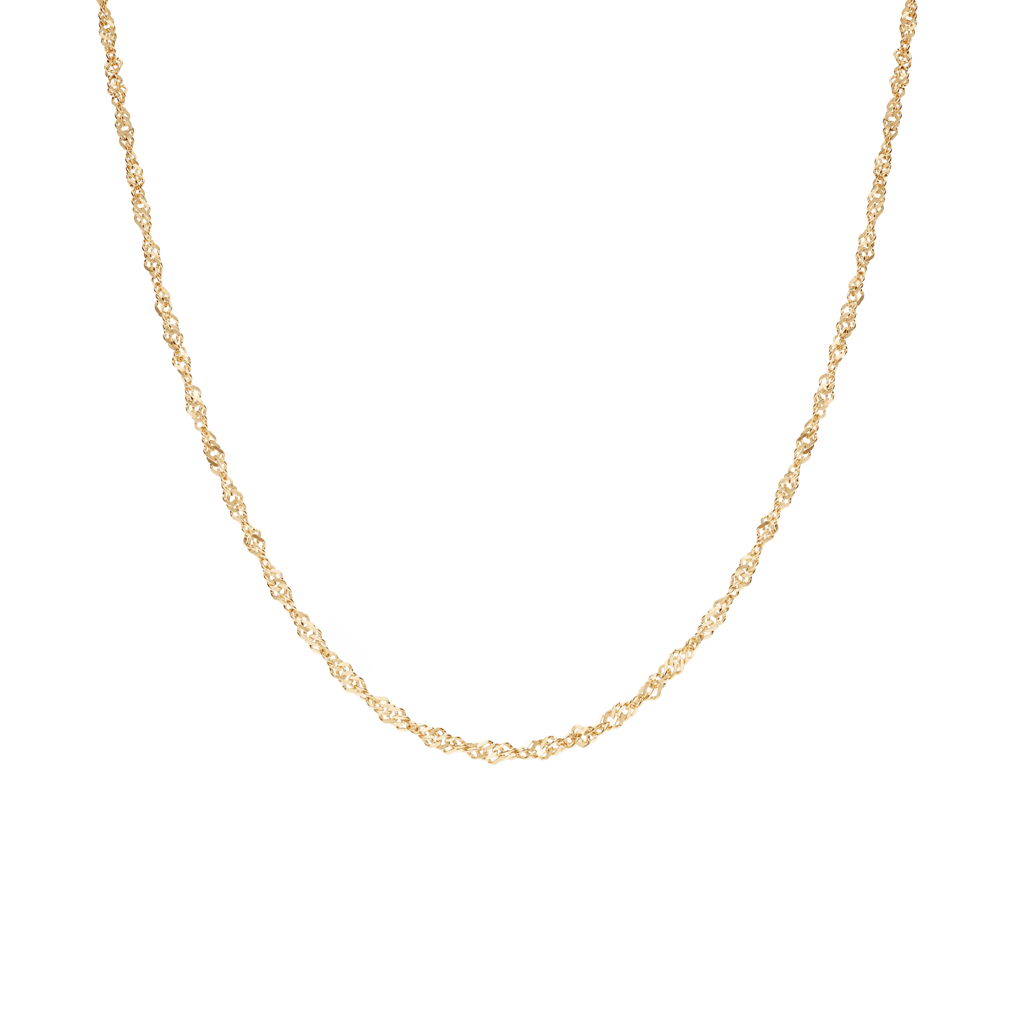 Singapore chain 41cm 18K gold