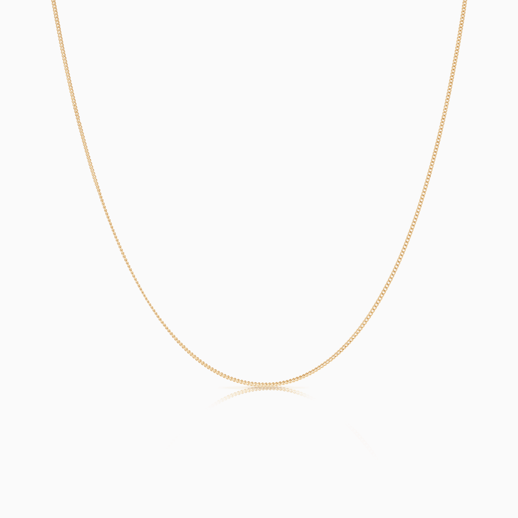 Pansarkedja 42cm 18K guld