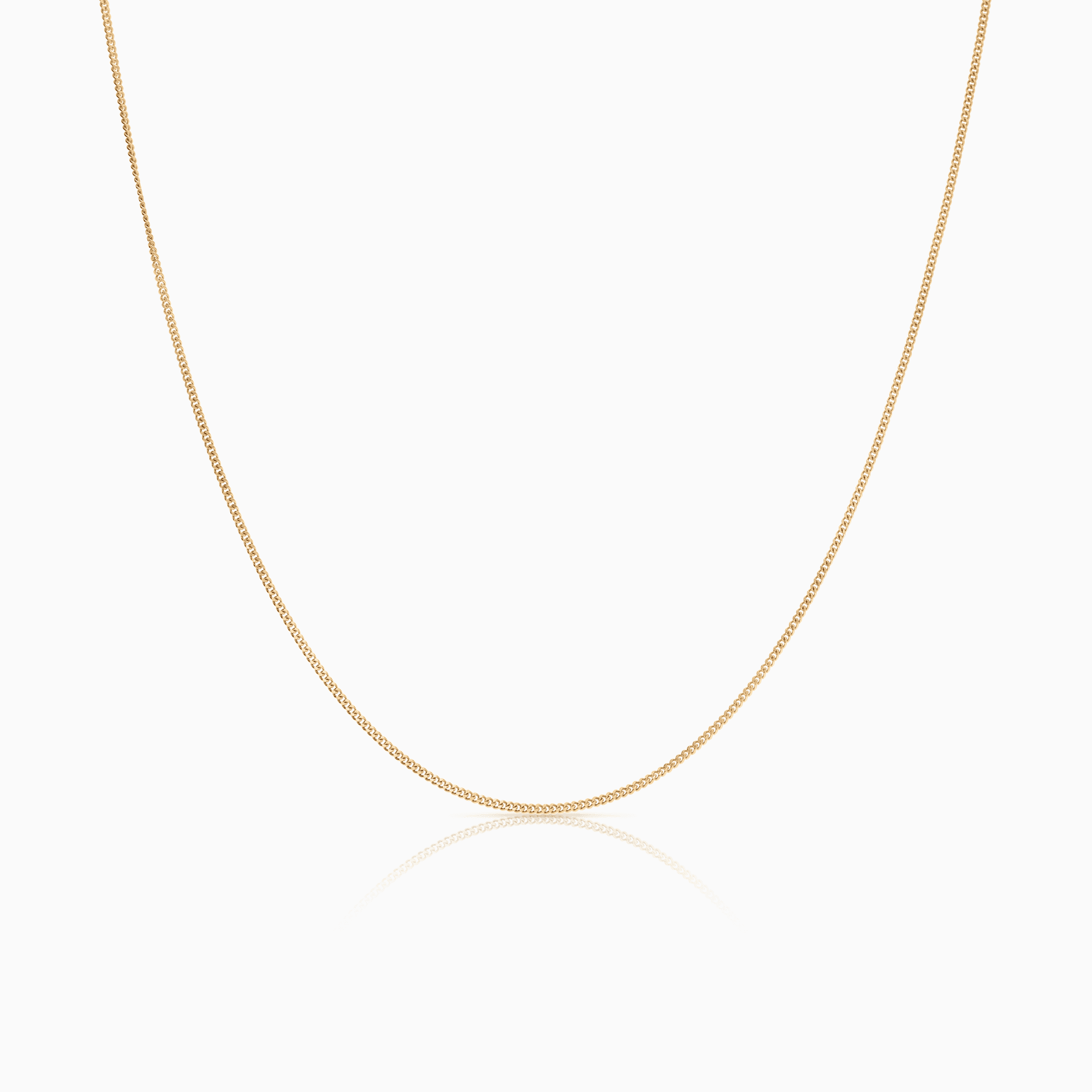 Panserskjede 40cm 18K gull