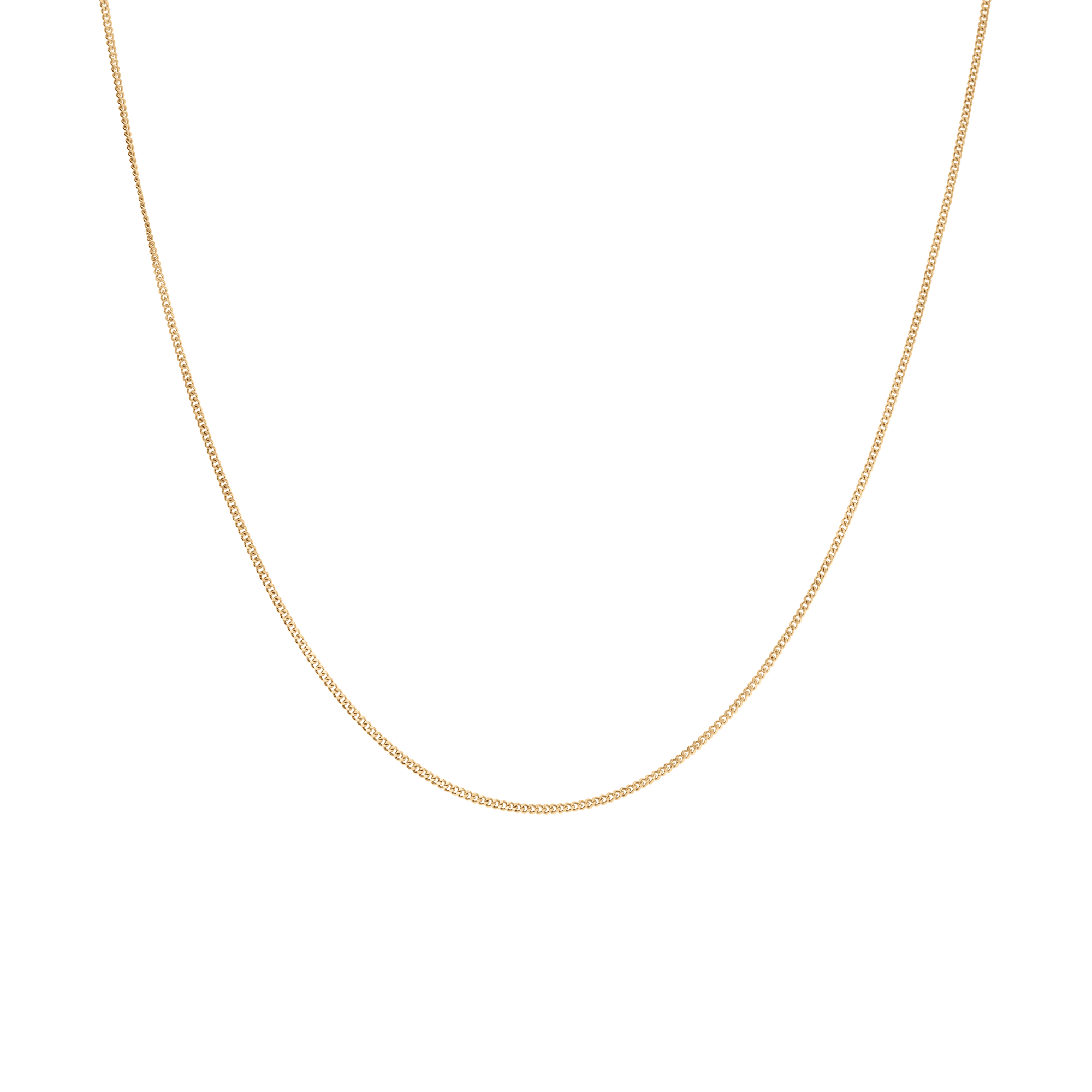 Panserskjede 40cm 18K gull