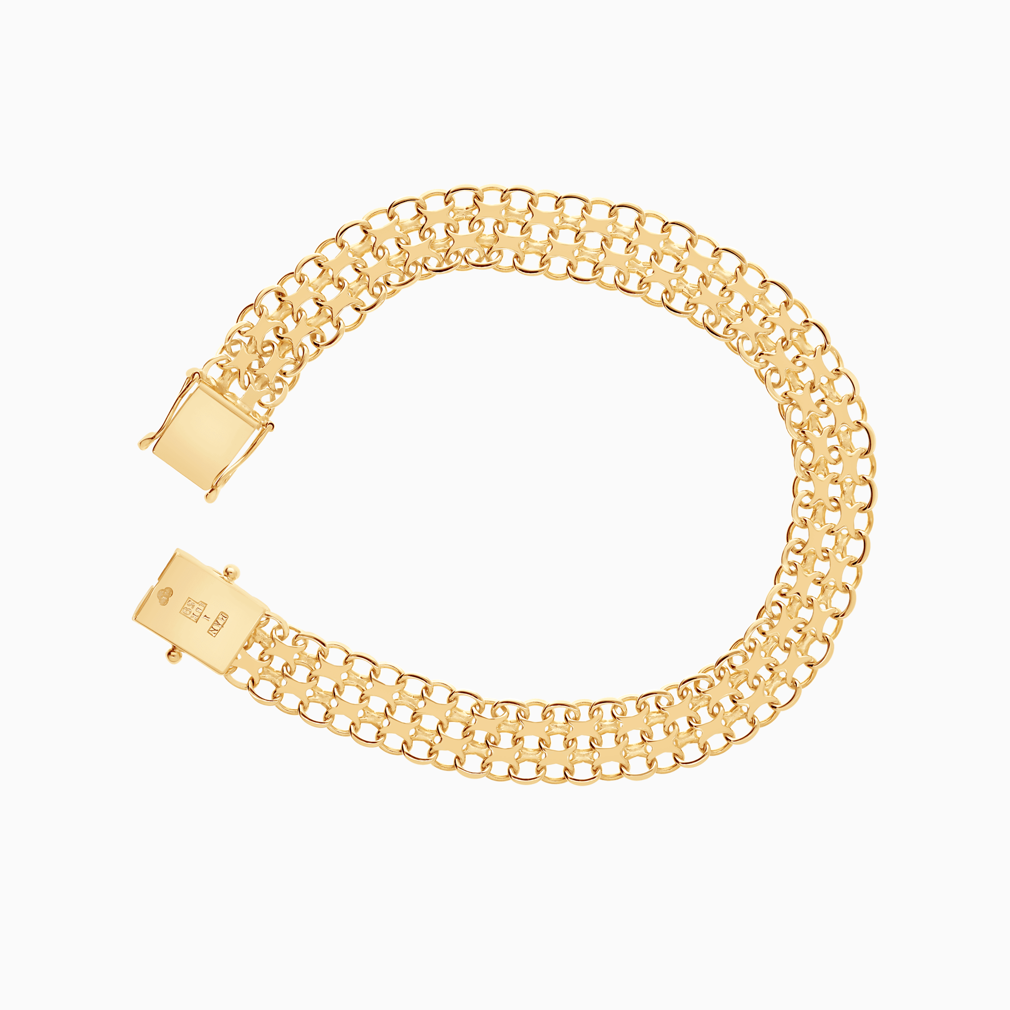X-link bracelet 14.12g 18K gold