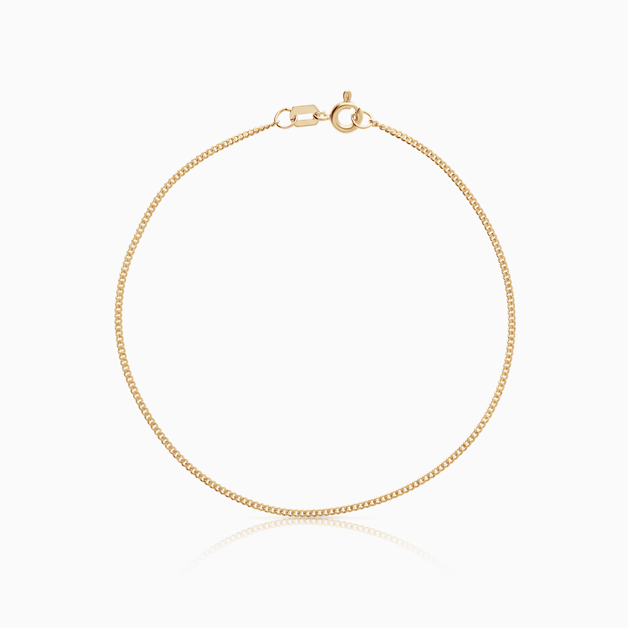 Curb bracelet 1.28g 18K gold