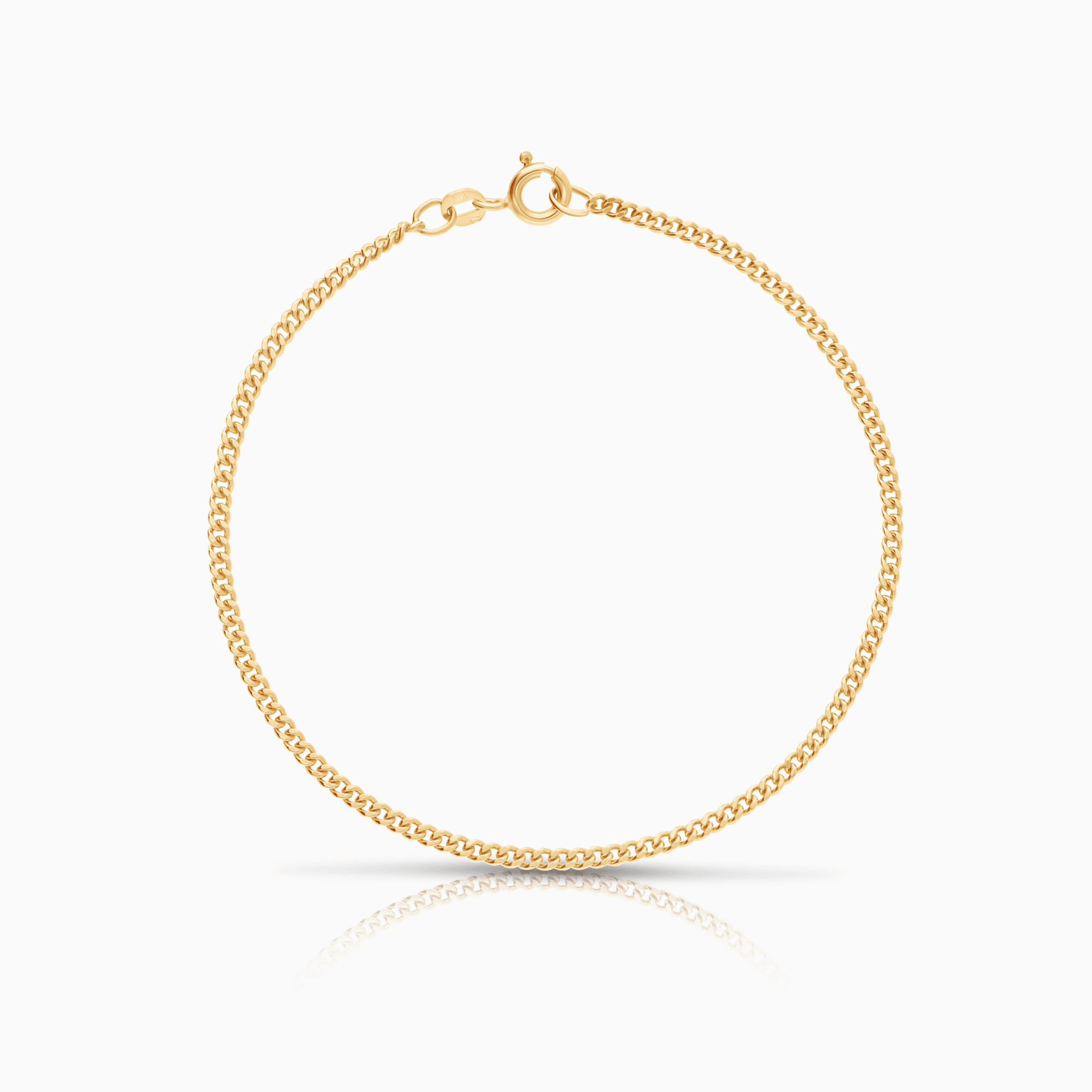 Curb bracelet 3.39g 18K gold