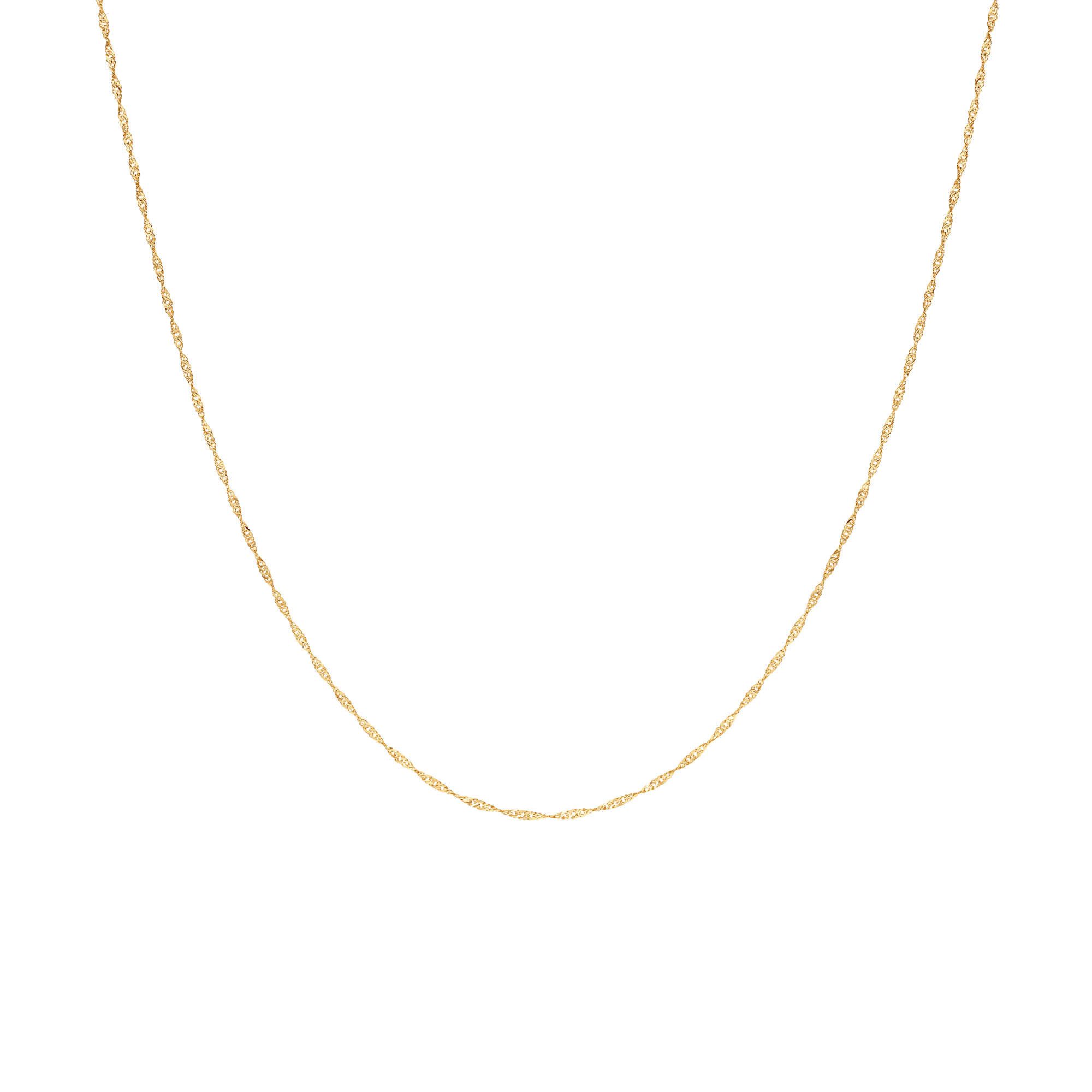 Singapore chain 37.5cm 18K gold