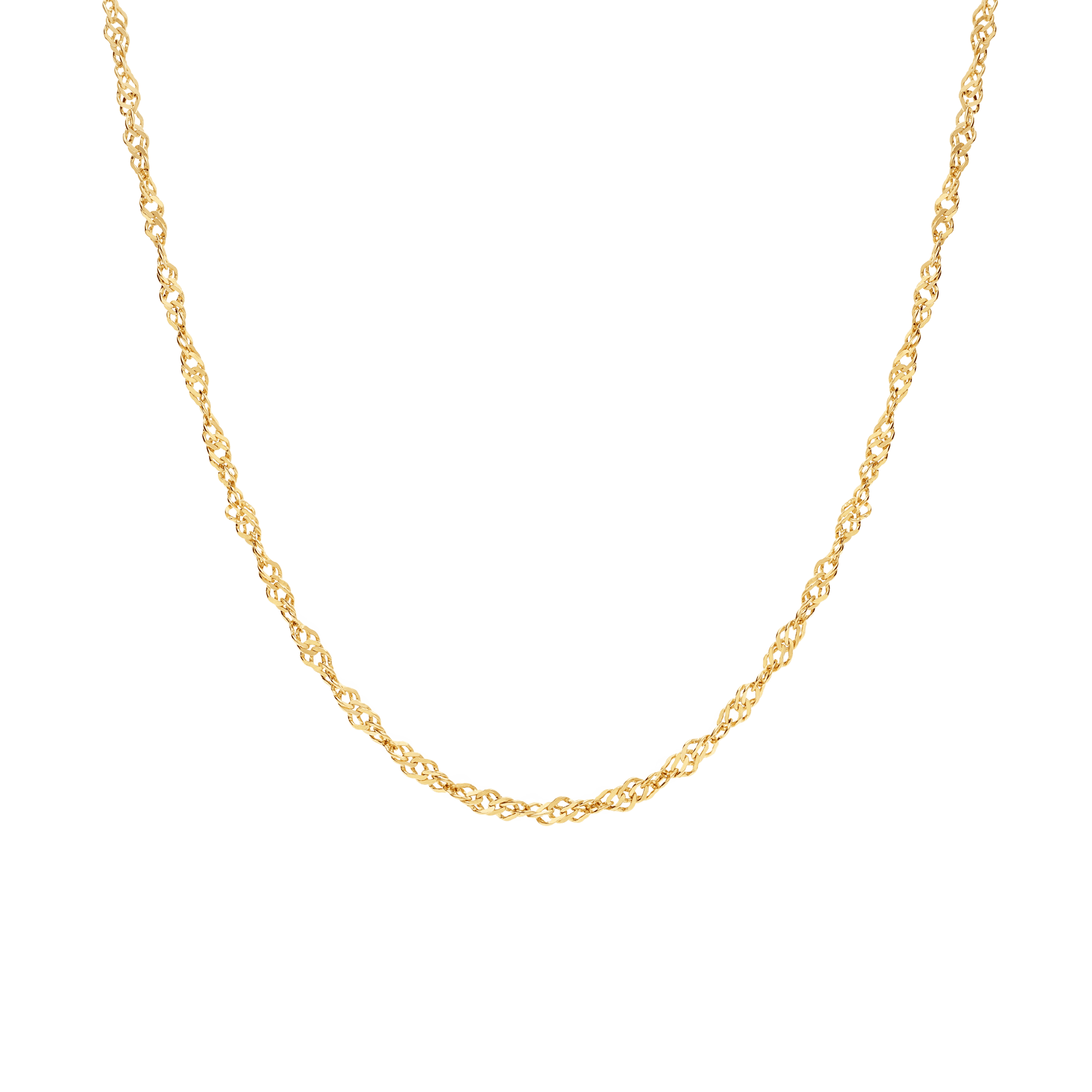 Singaporelenke 40 cm 18K gull