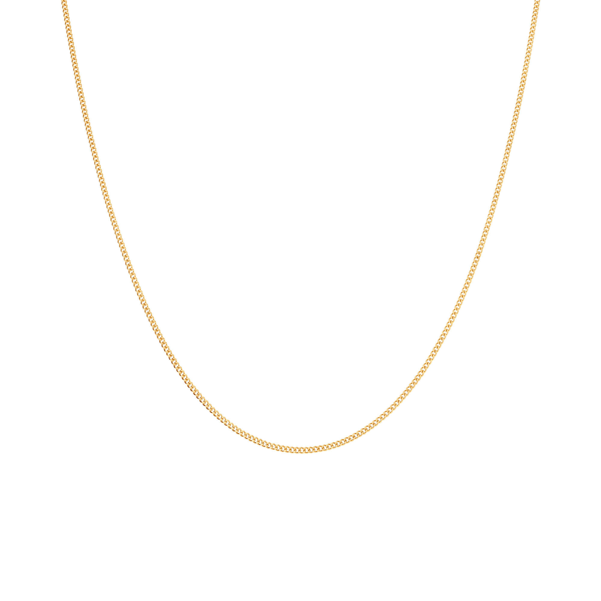 Curb chain 51cm 18K gold