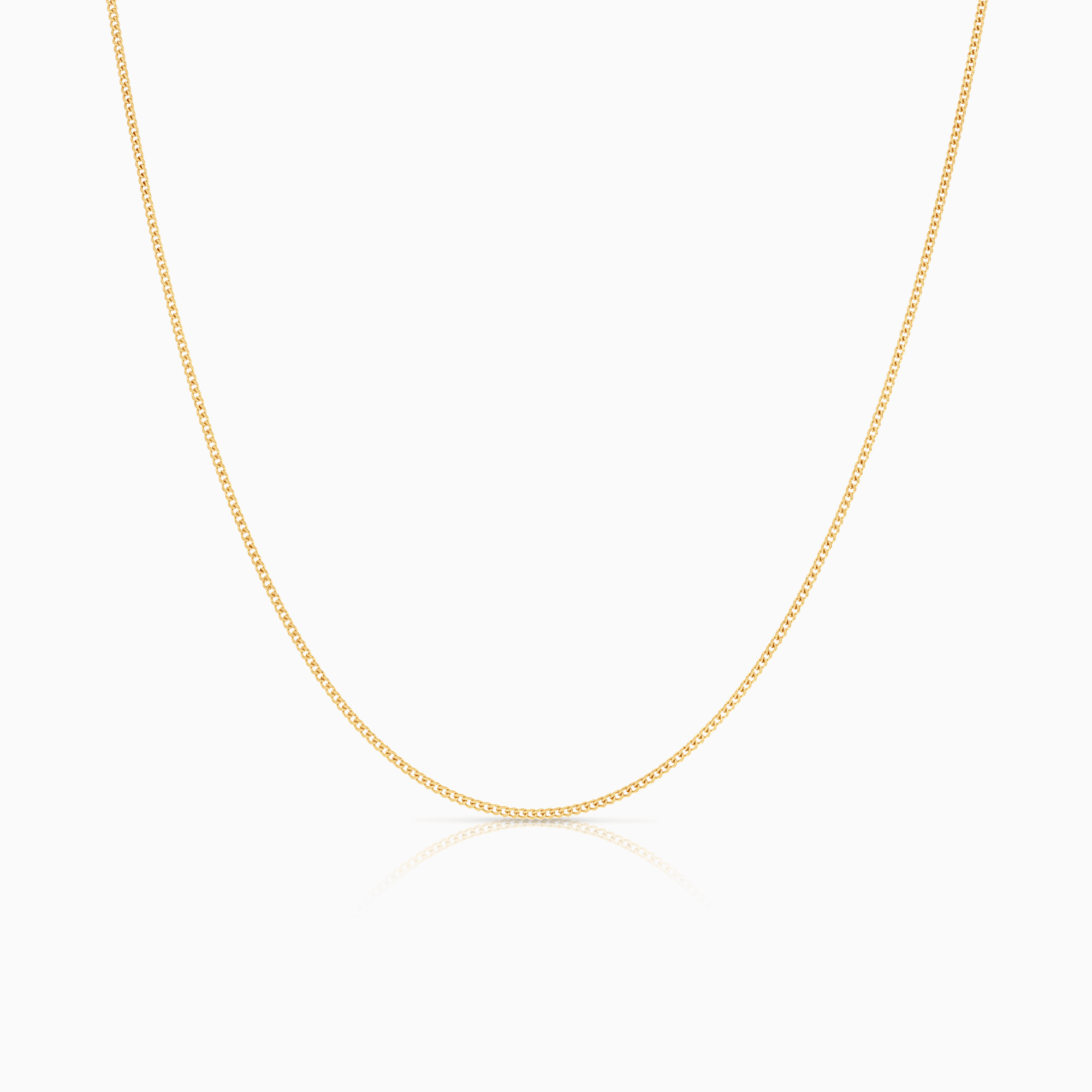 Pansarkedja 38cm 18K guld