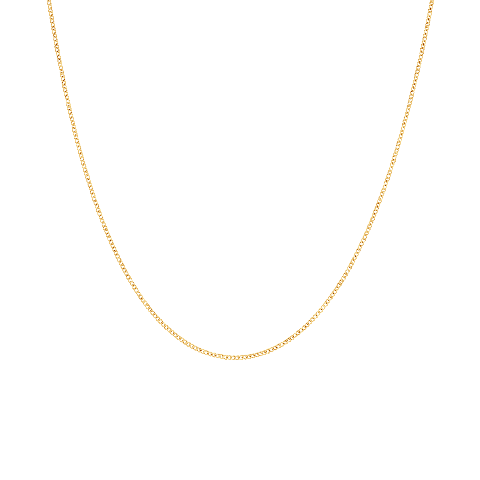 Pansarkedja 38cm 18K guld