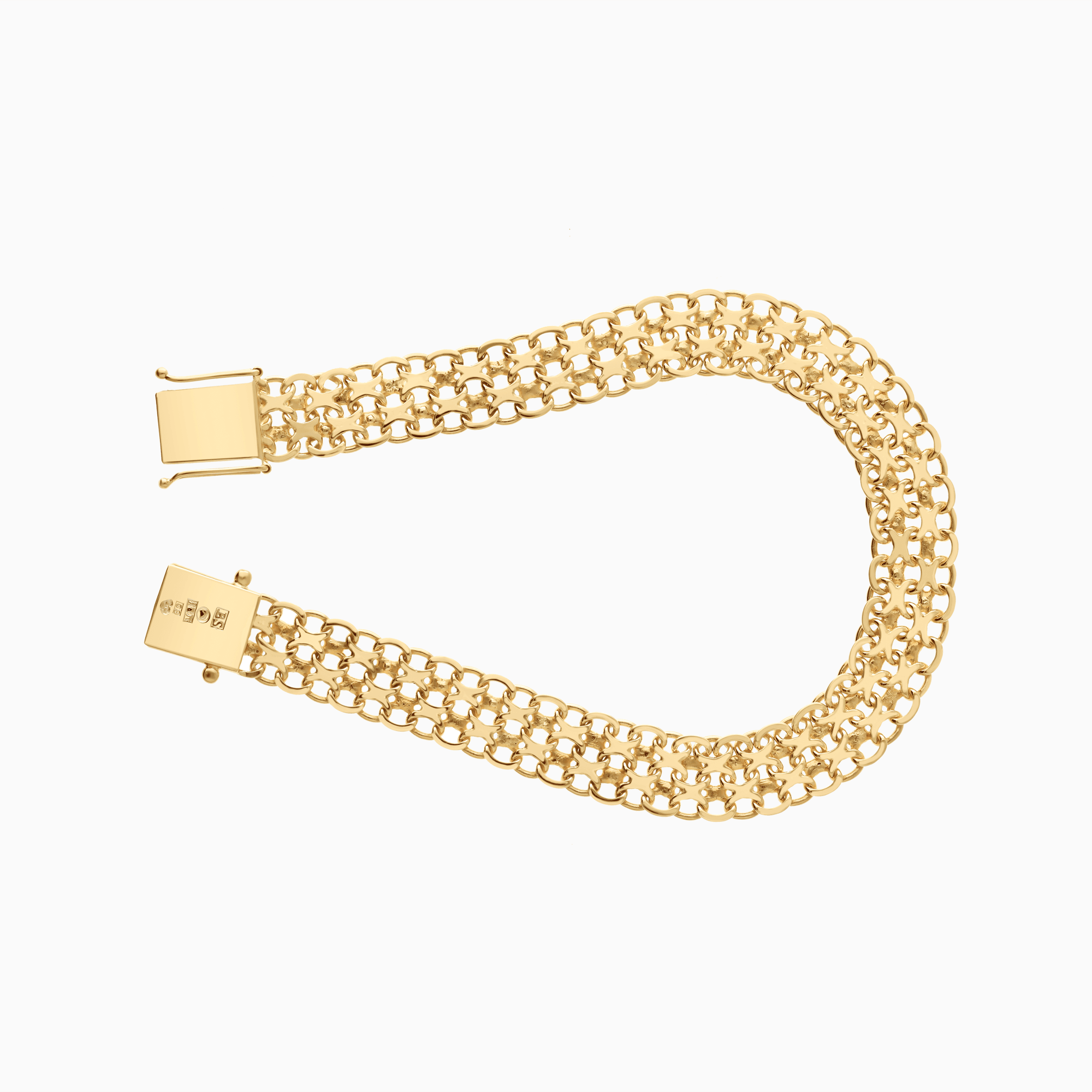 X-link bracelet 13.92g 18K gold