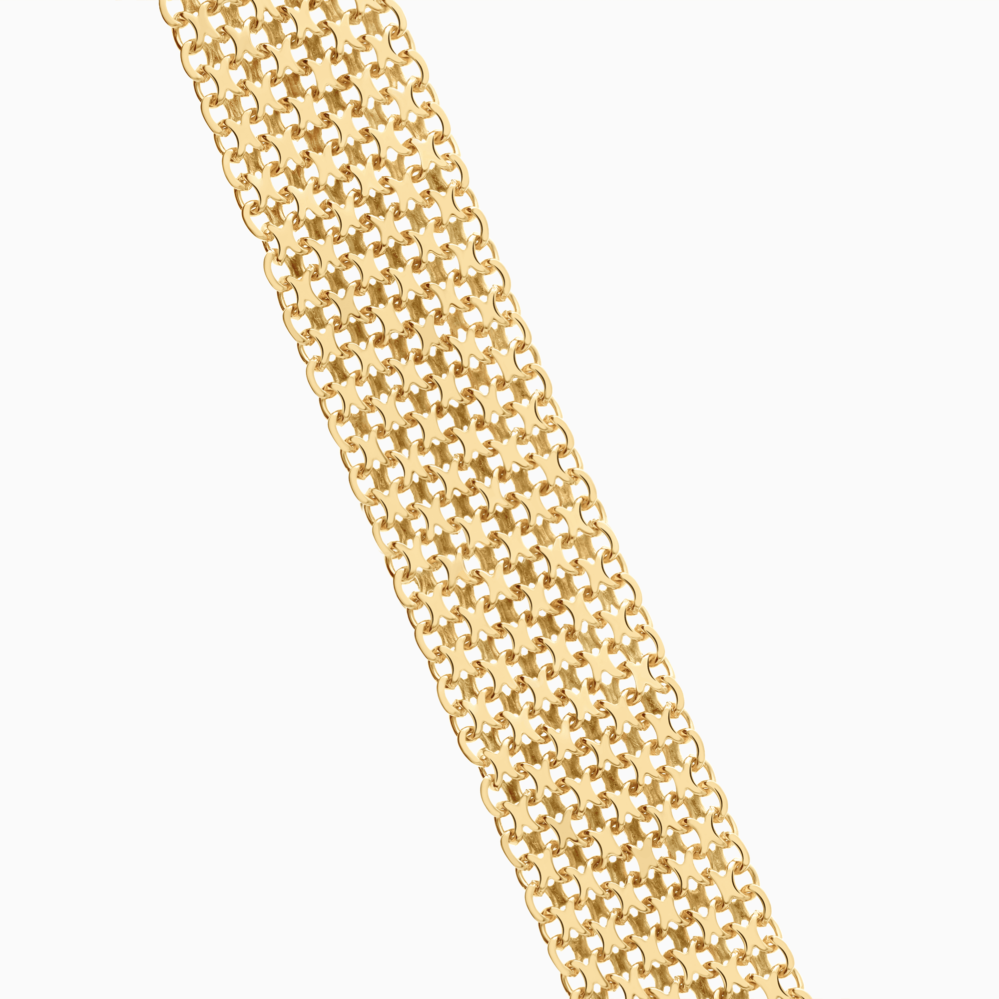 X-link bracelet 32.72g 18K gold