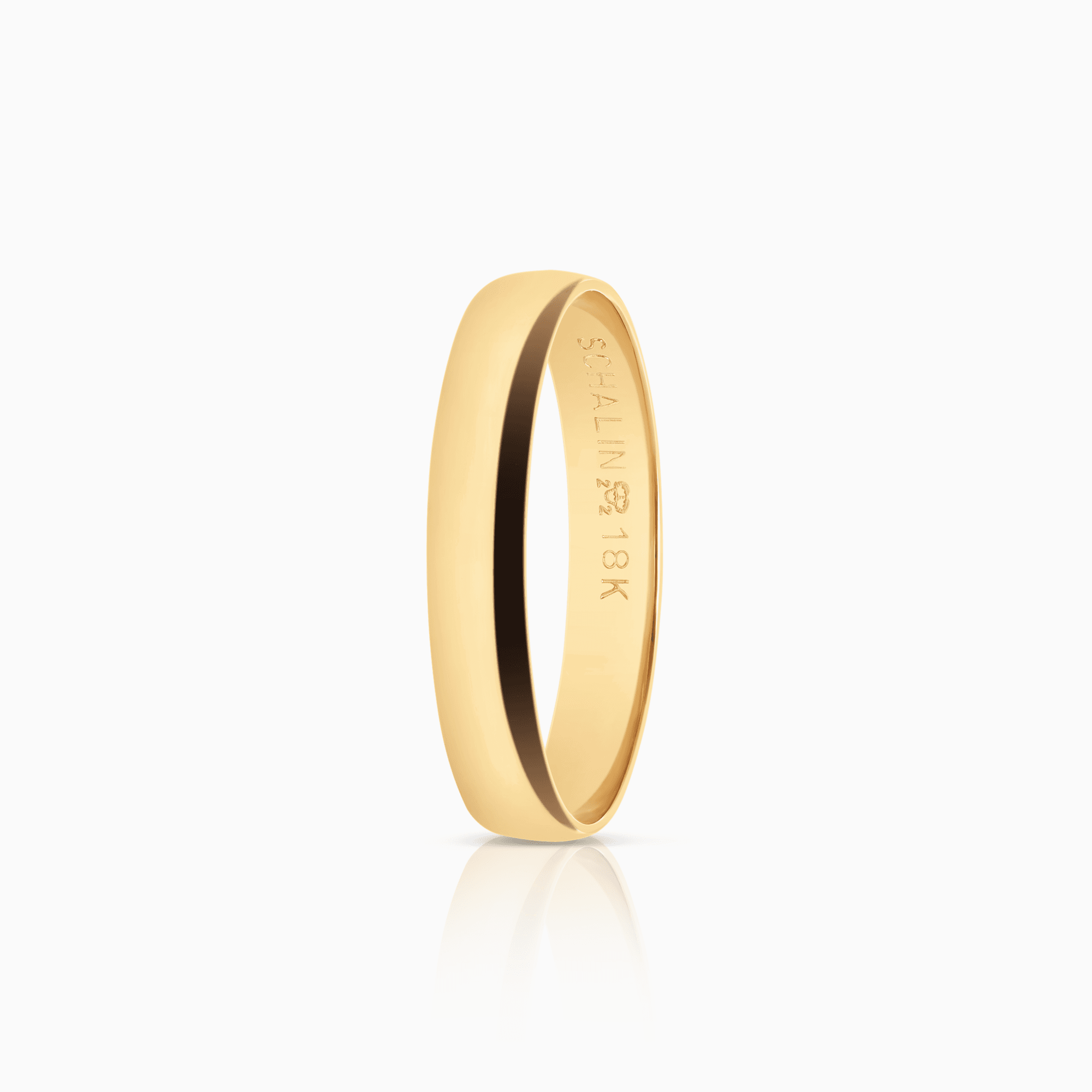Schalins plain ring 1.70g 18K gold