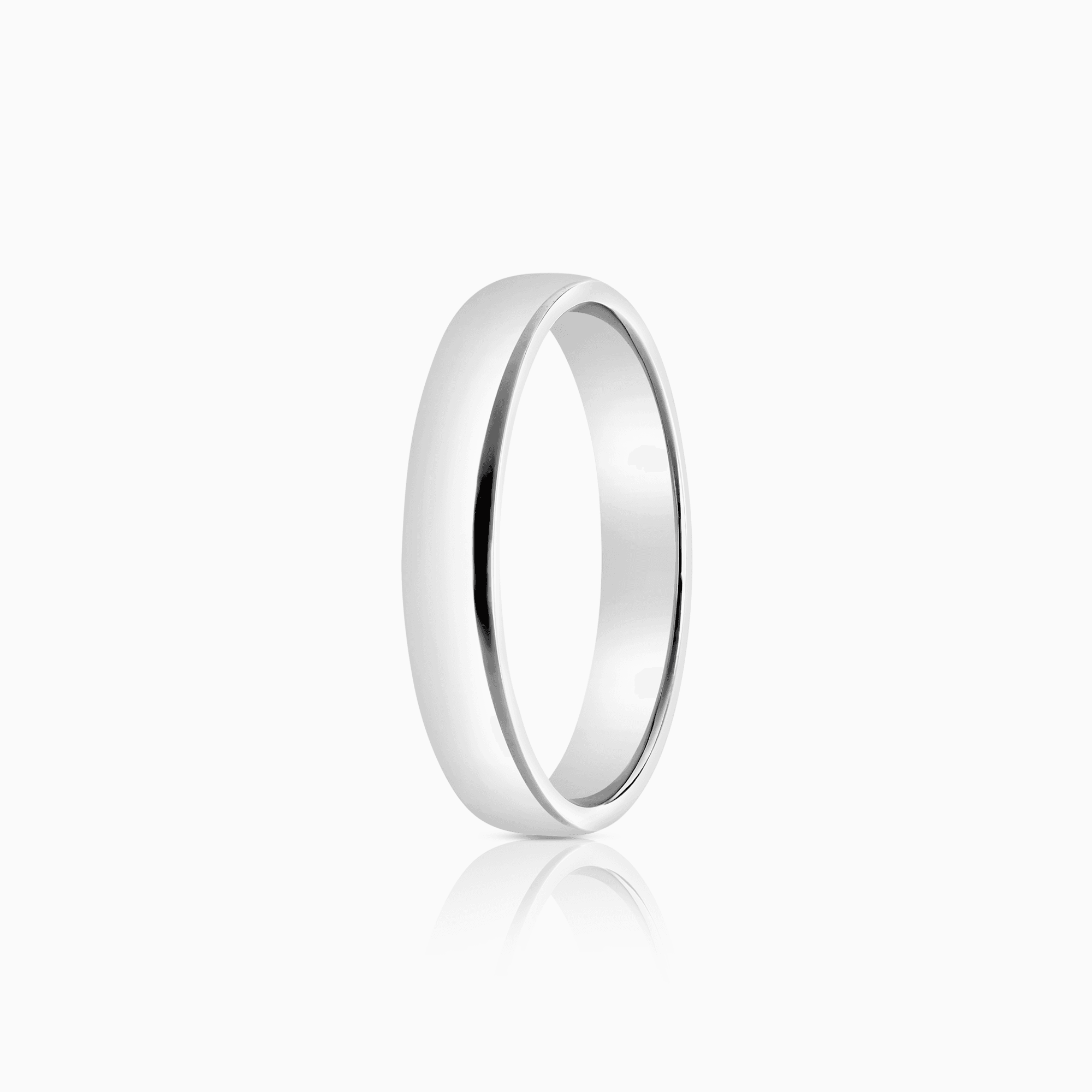 Schalins plain ring 4.96g 18K white gold